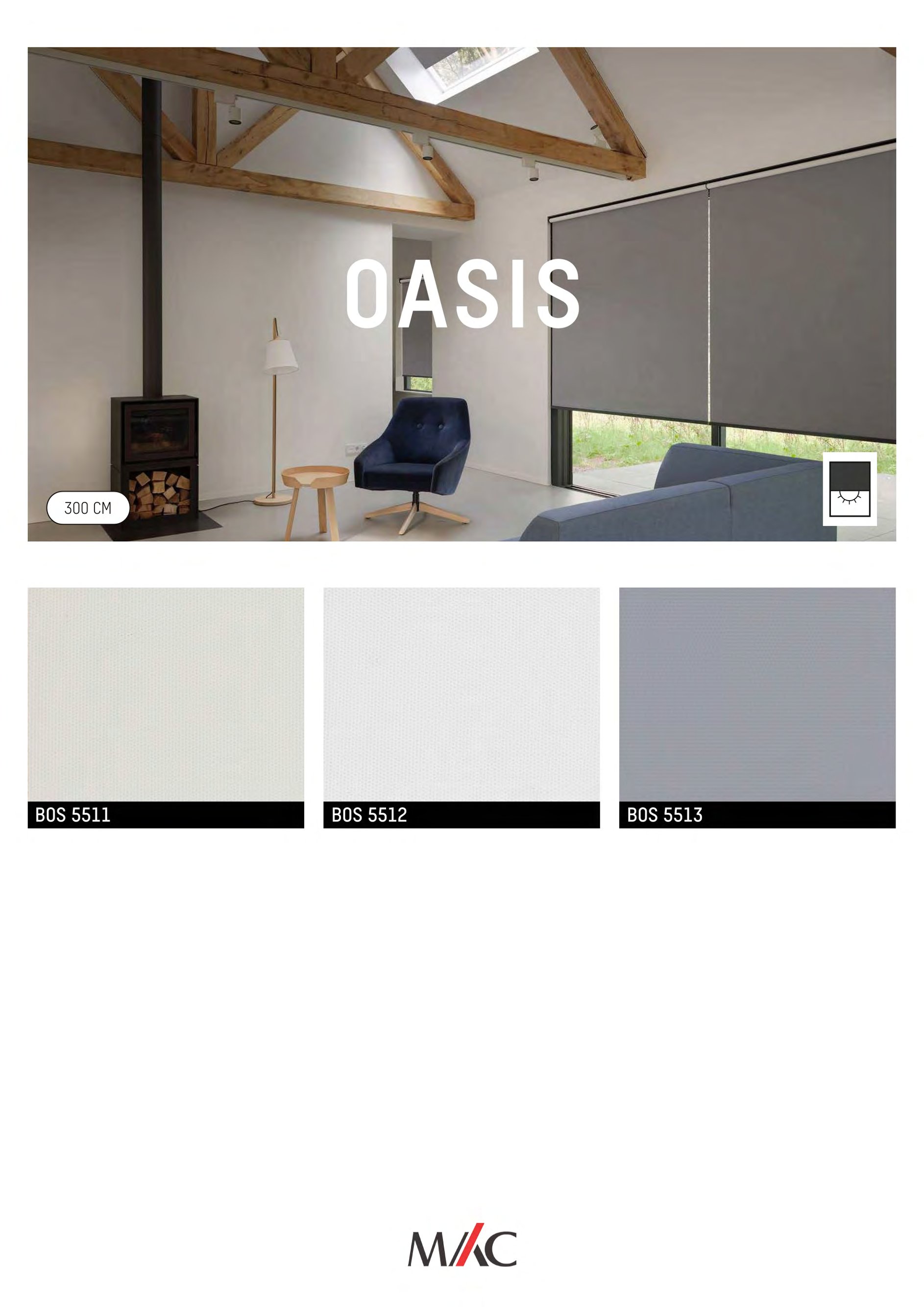 Mac Blackout Blinds OASIS – Full Light Control