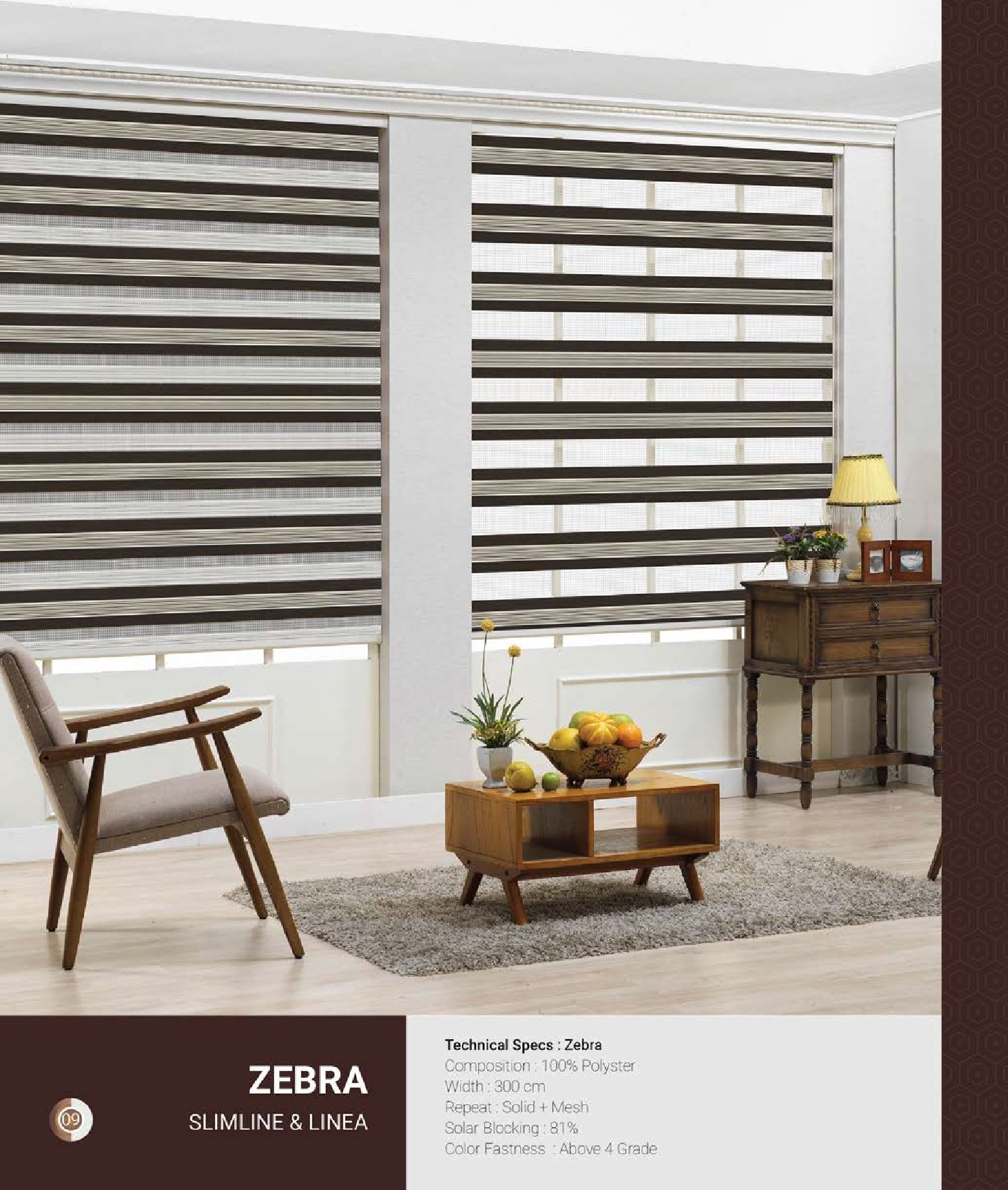 Johnson Zebra Window Blinds – Slimline & Linea