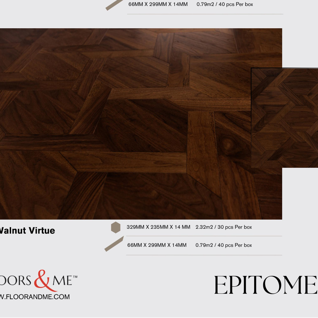 Designer Walnut Virtue Wooden Flooring | Premium Quality