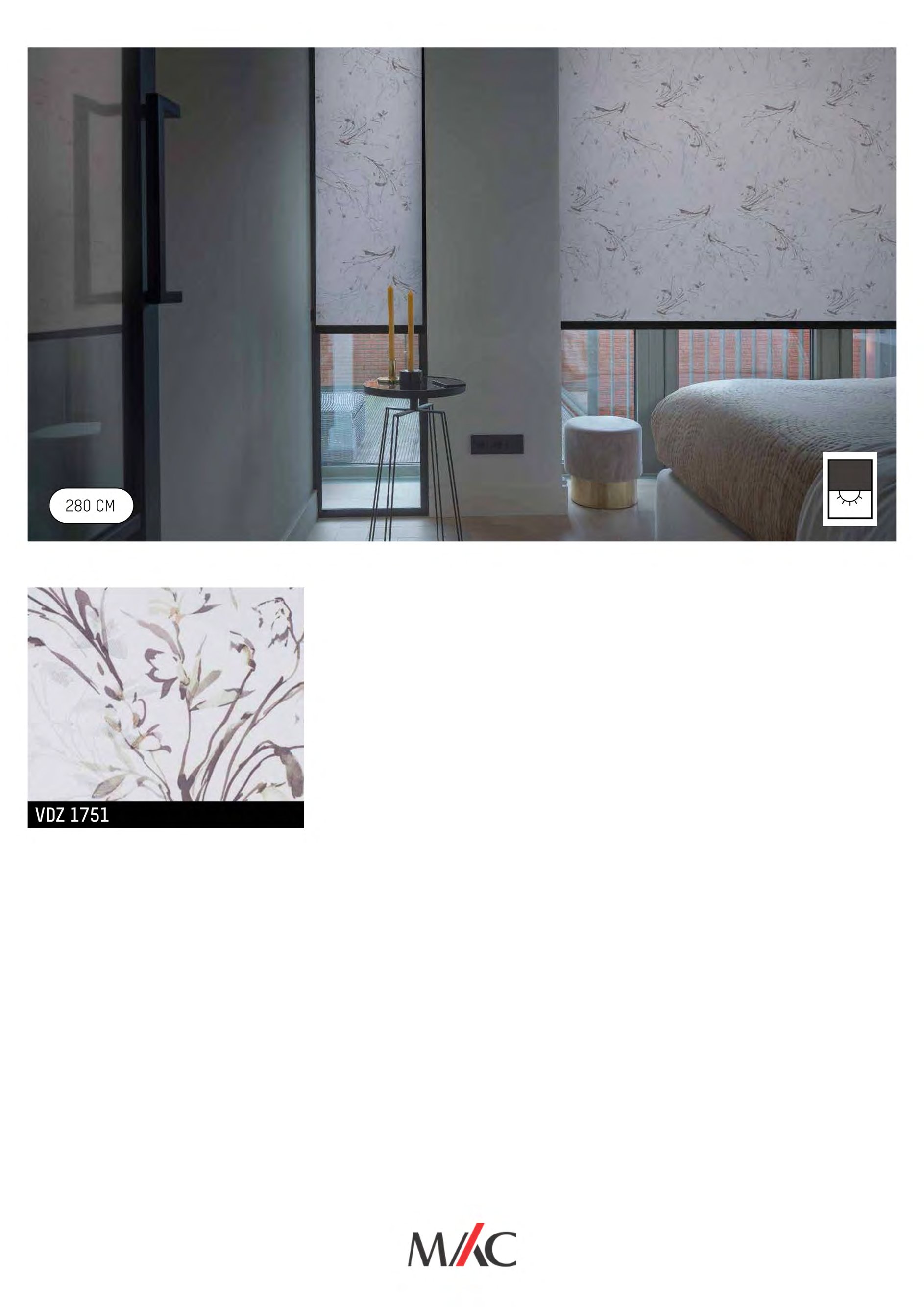 Mac Verve Blinds – Dark Zone-2 Light Blocking