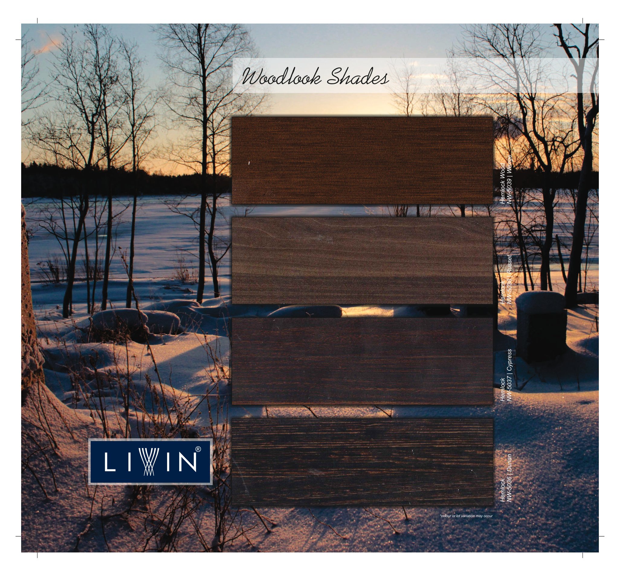 Livin Wooden Blinds NW-5039– NW-5038 NW-5037 Elegant & Durable