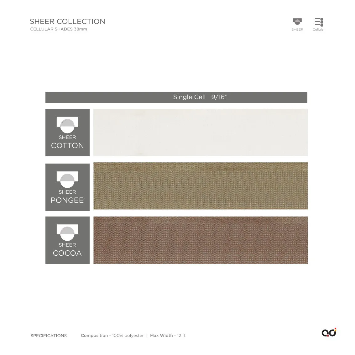 AD Cellular Collection – Stylish & Functional Designs  Cellular shades