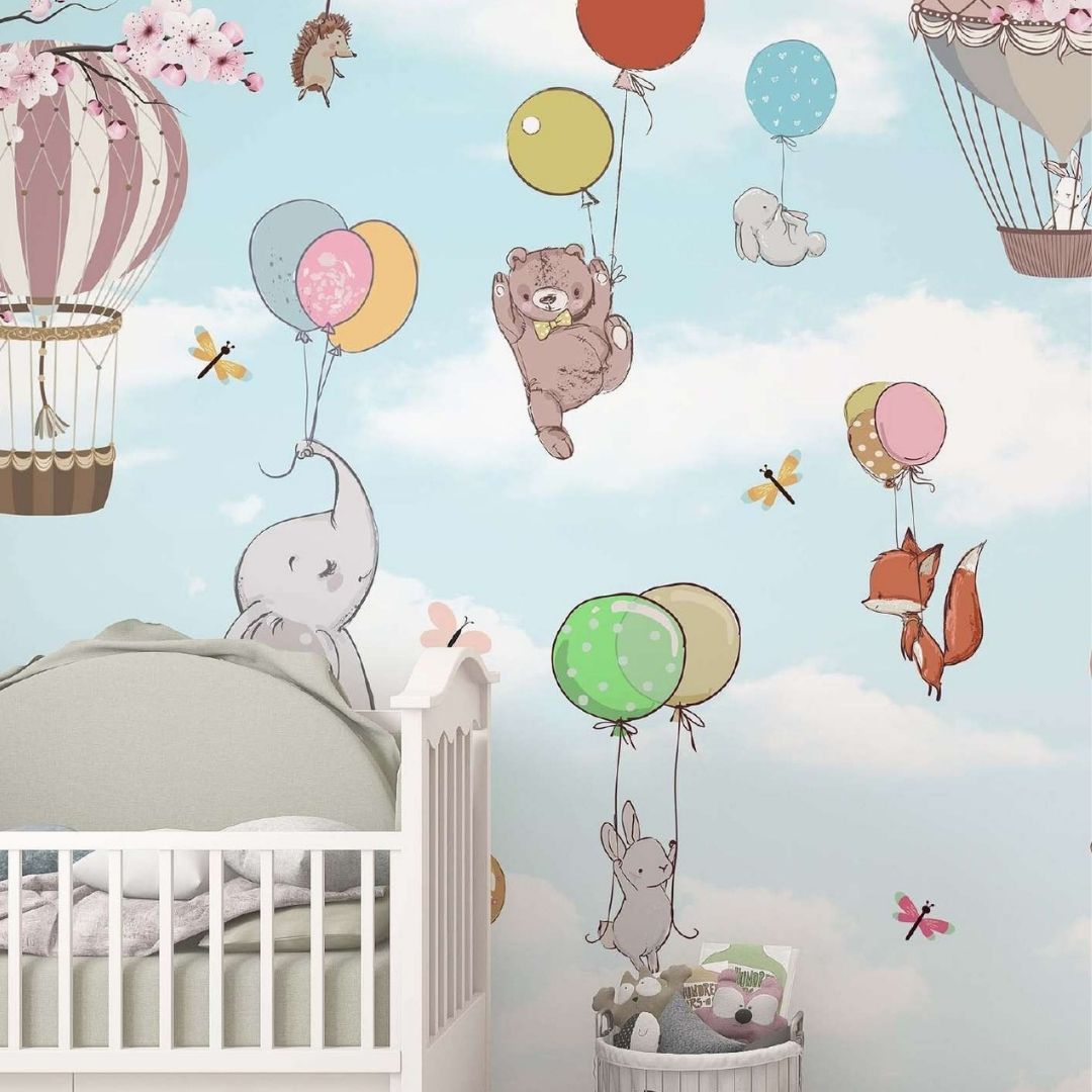 Cute Sky Parade | Kids Wallpaper Collection