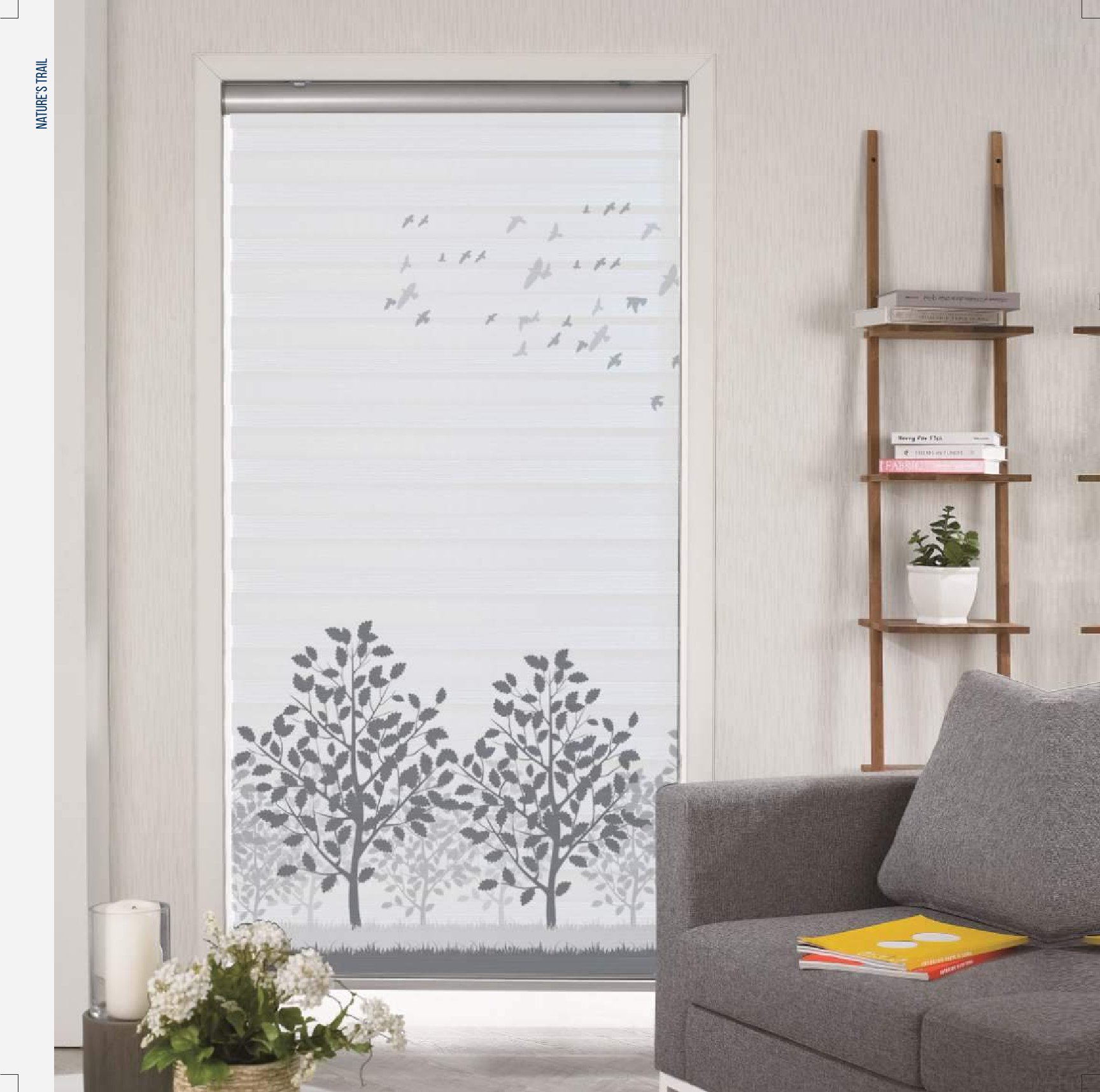 AD Roller Blinds – Nature's Trail Printed Design