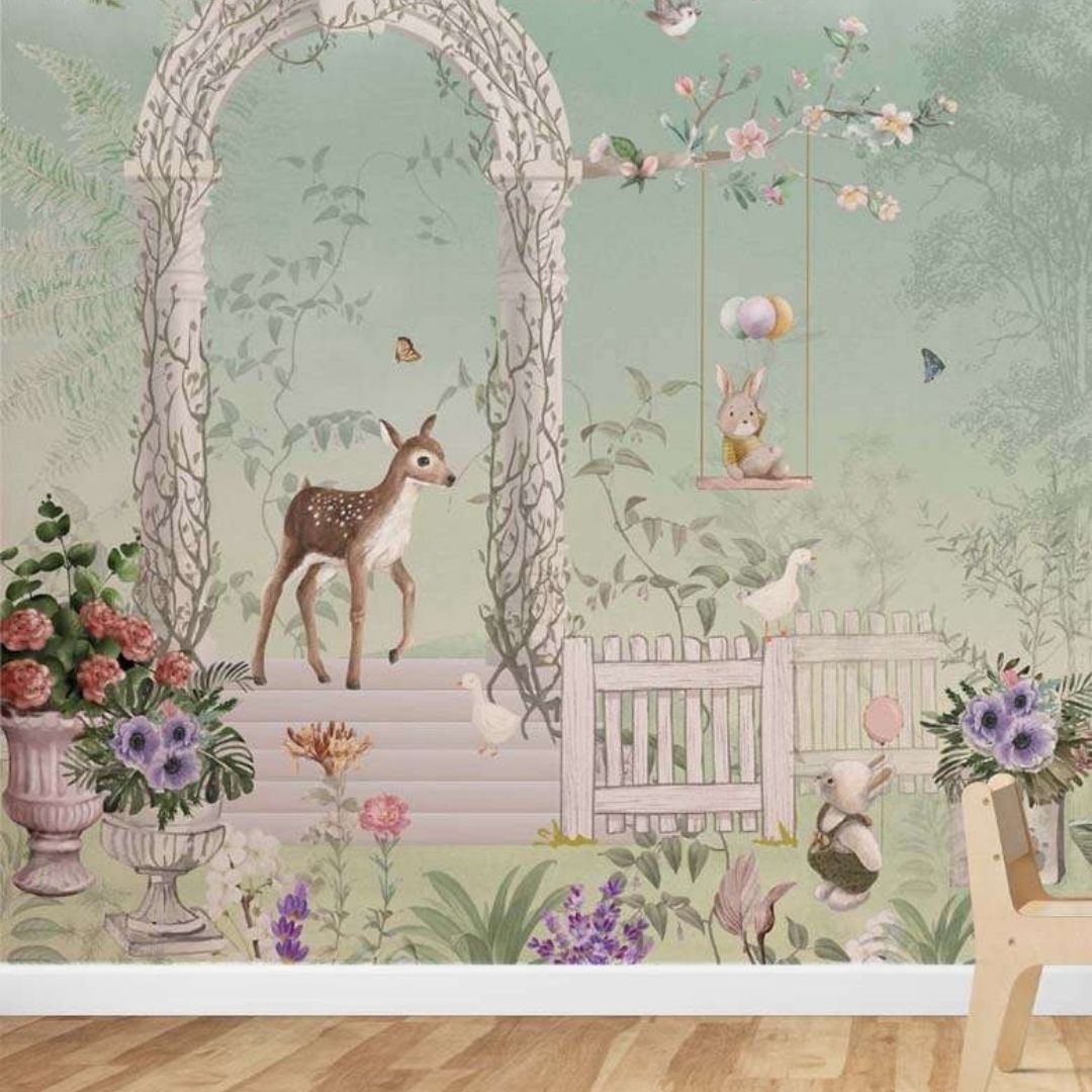 Wildlife Archway  | Kids Wallpaper Collection