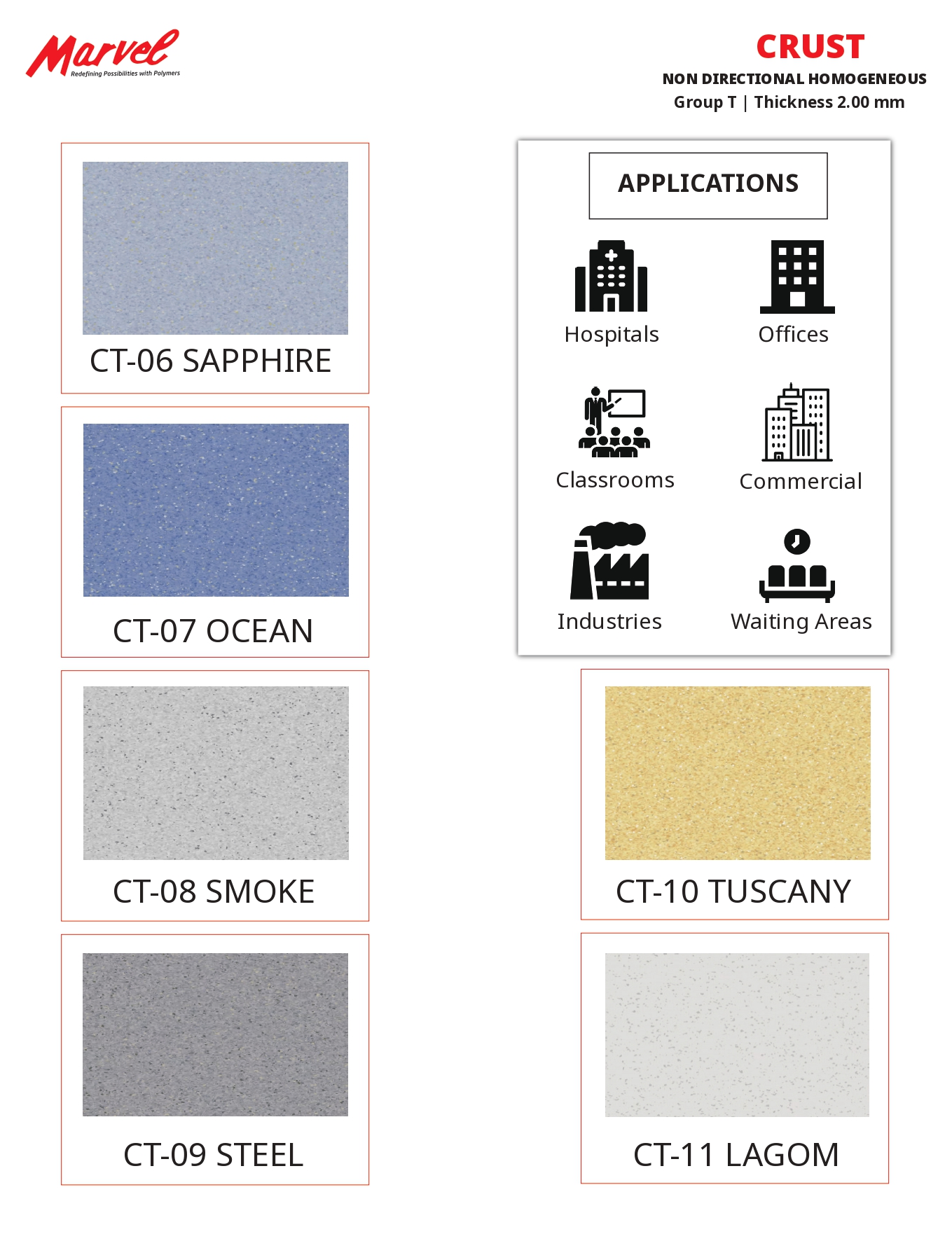 CT-06 SAPPHIRE Hospital Flooring – Durable & Hygienic