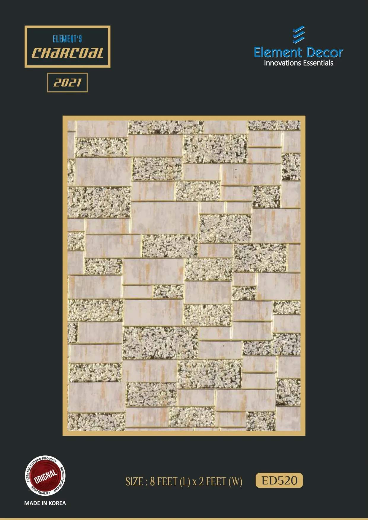ED Charcoal 520 Wall Louver | Efficient Ventilation Solution