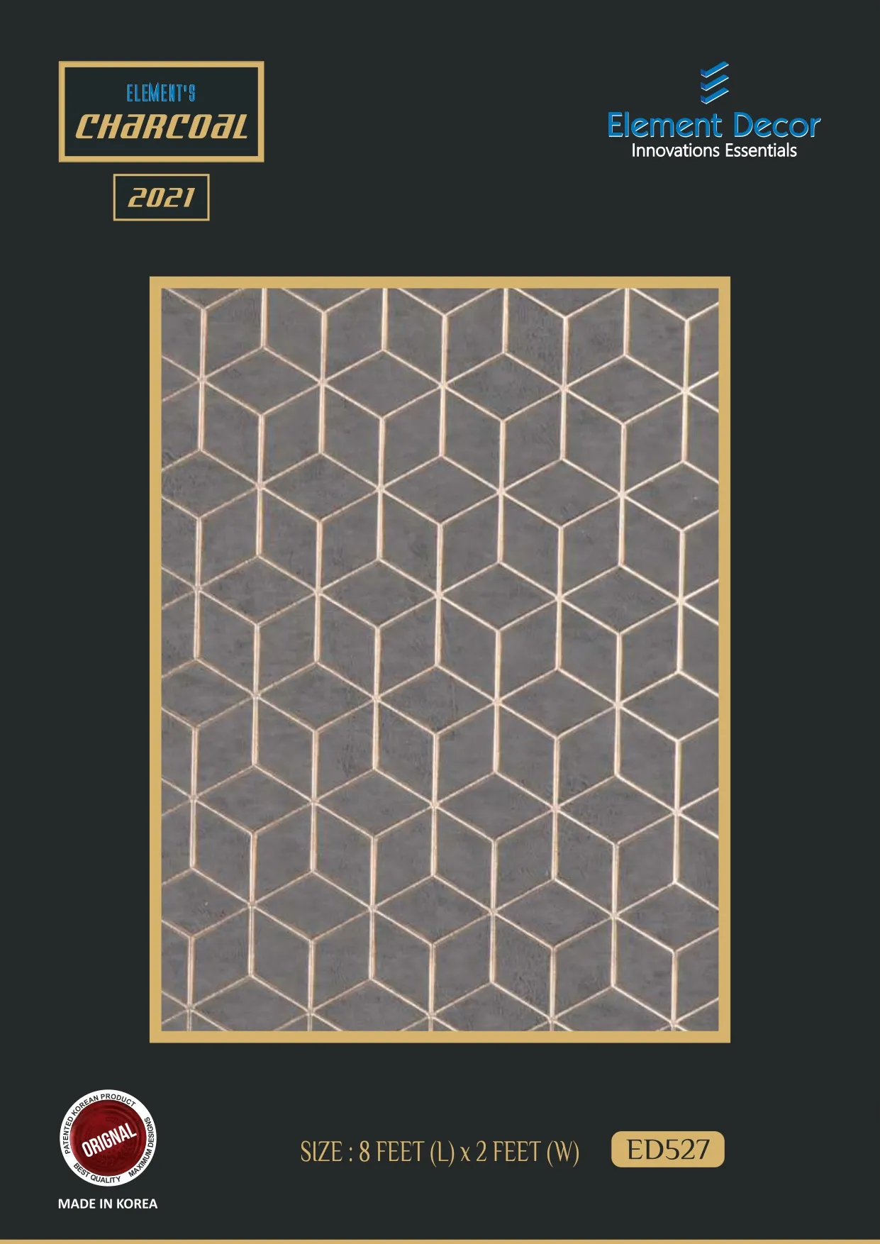 ED Charcoal 527 Charcoal Wall Louver - Efficient Ventilation Solution