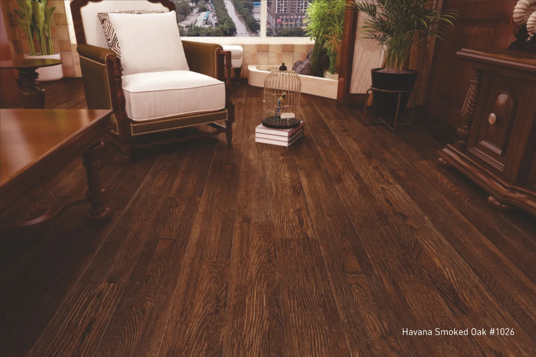 FARSH Havana Smoked Oak 1026 Flooring - Elegant Hardwood for Timeless Spaces