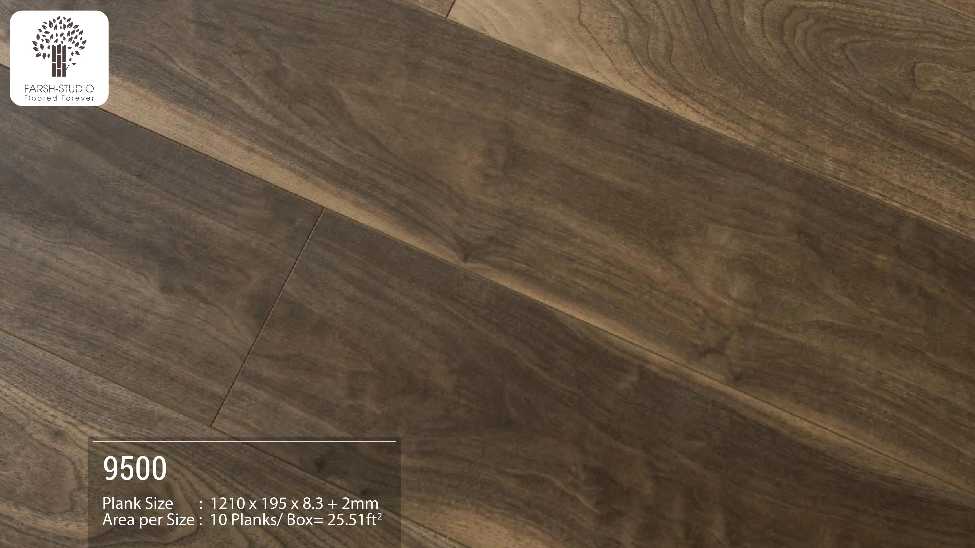 FARSH 9500 Elegant Oak Wooden Flooring - Durable, Stylish, and Easy to Install