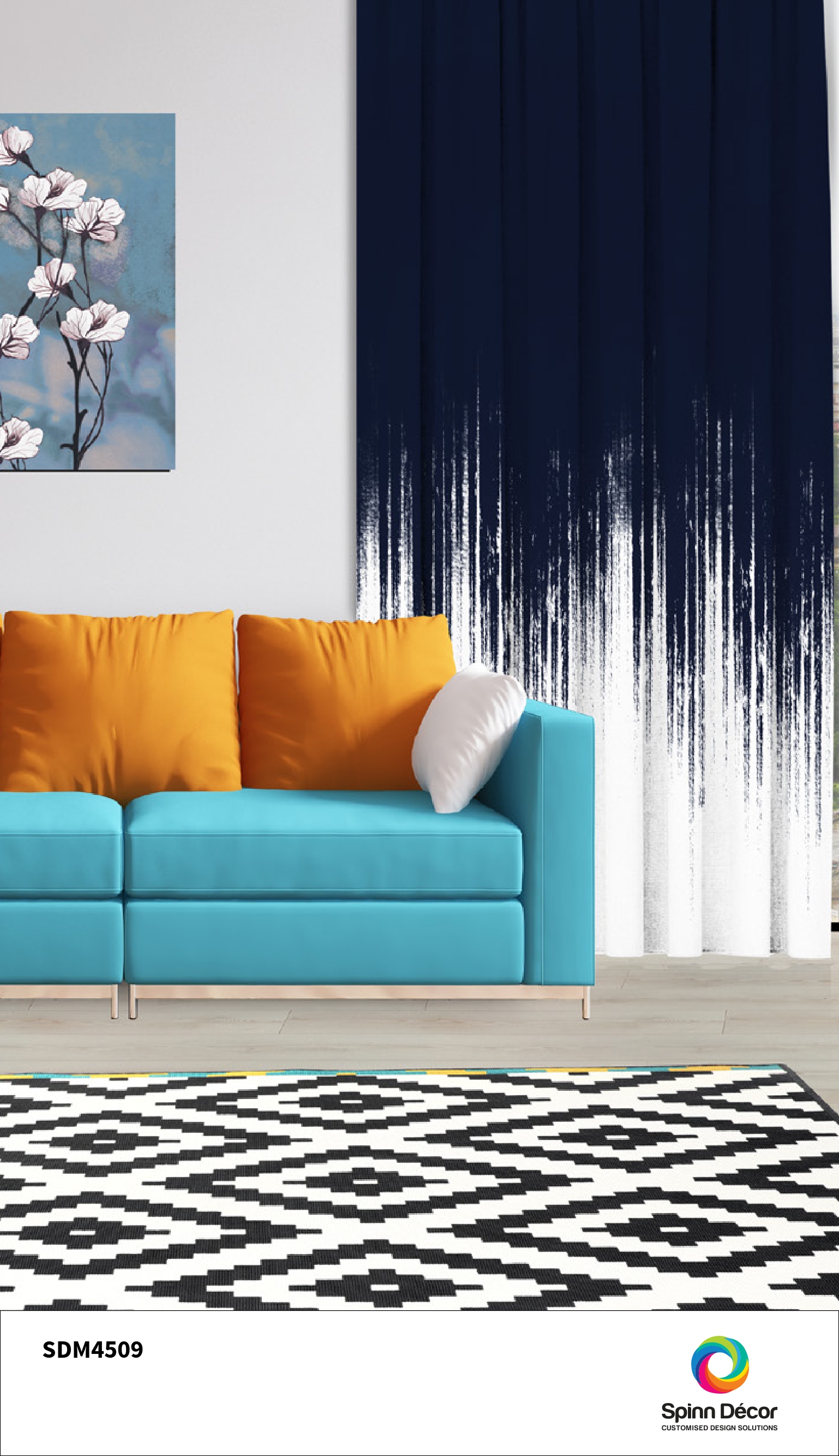 Customized Curtains - Spin Decor | 4509