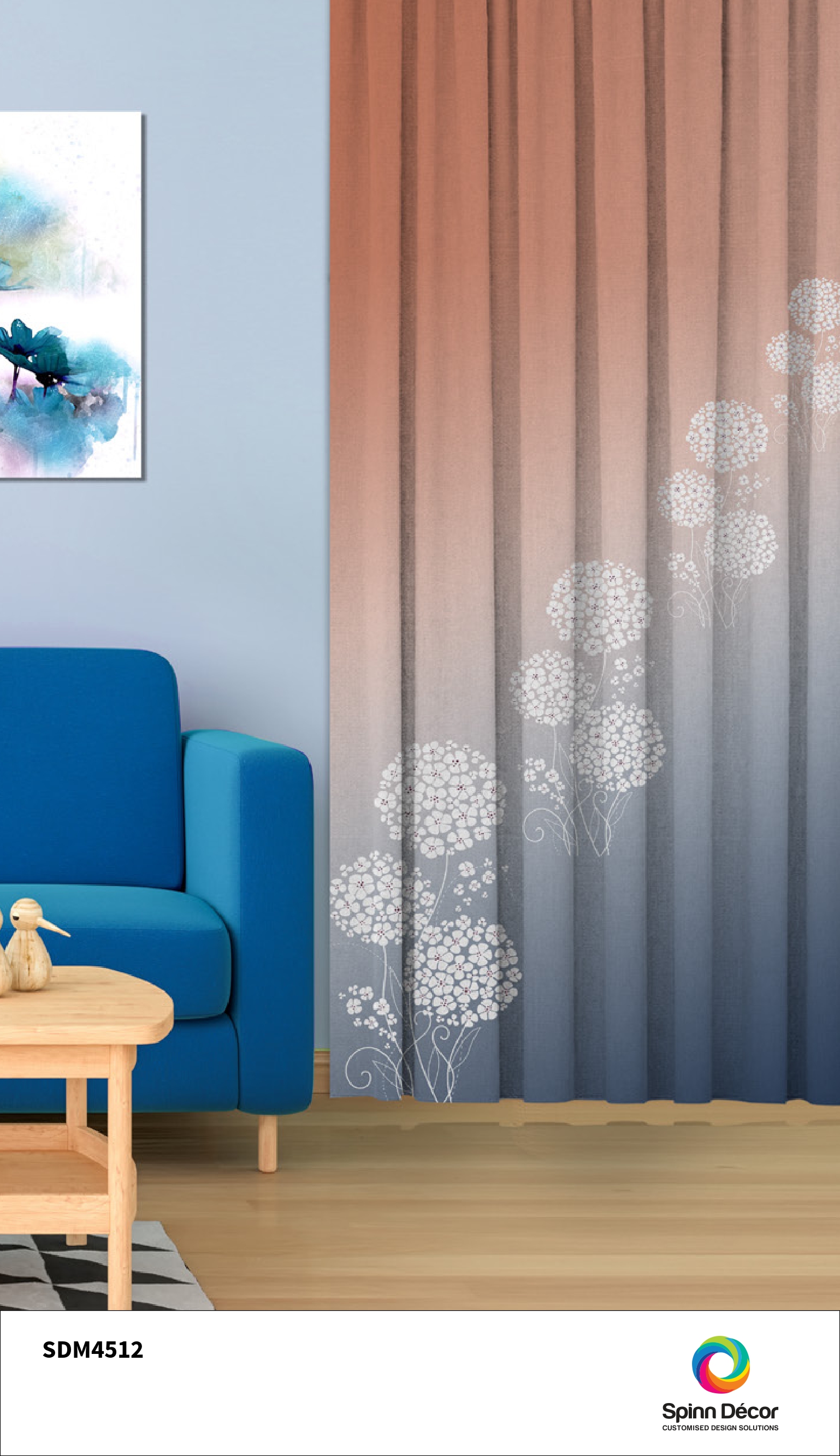 Customized Curtains - Spin Decor | 4512