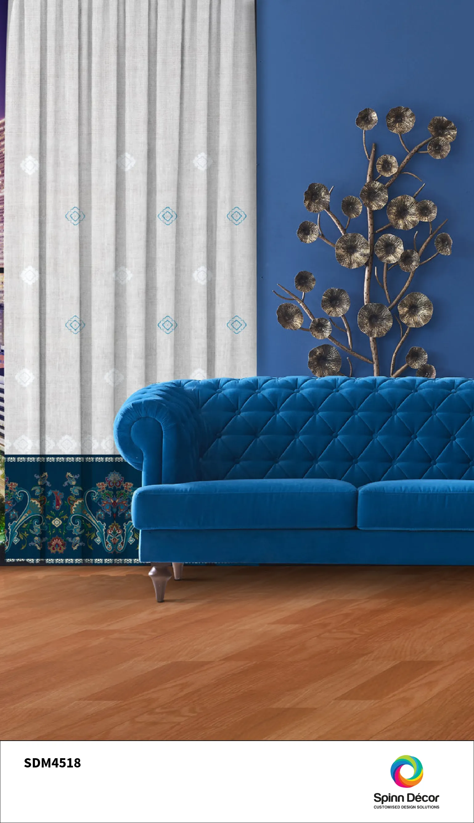 Customized Curtains - Spin Decor | 4518