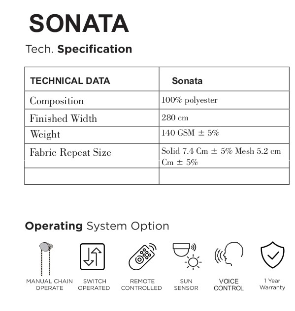 Vista Sonata Zebra Blind