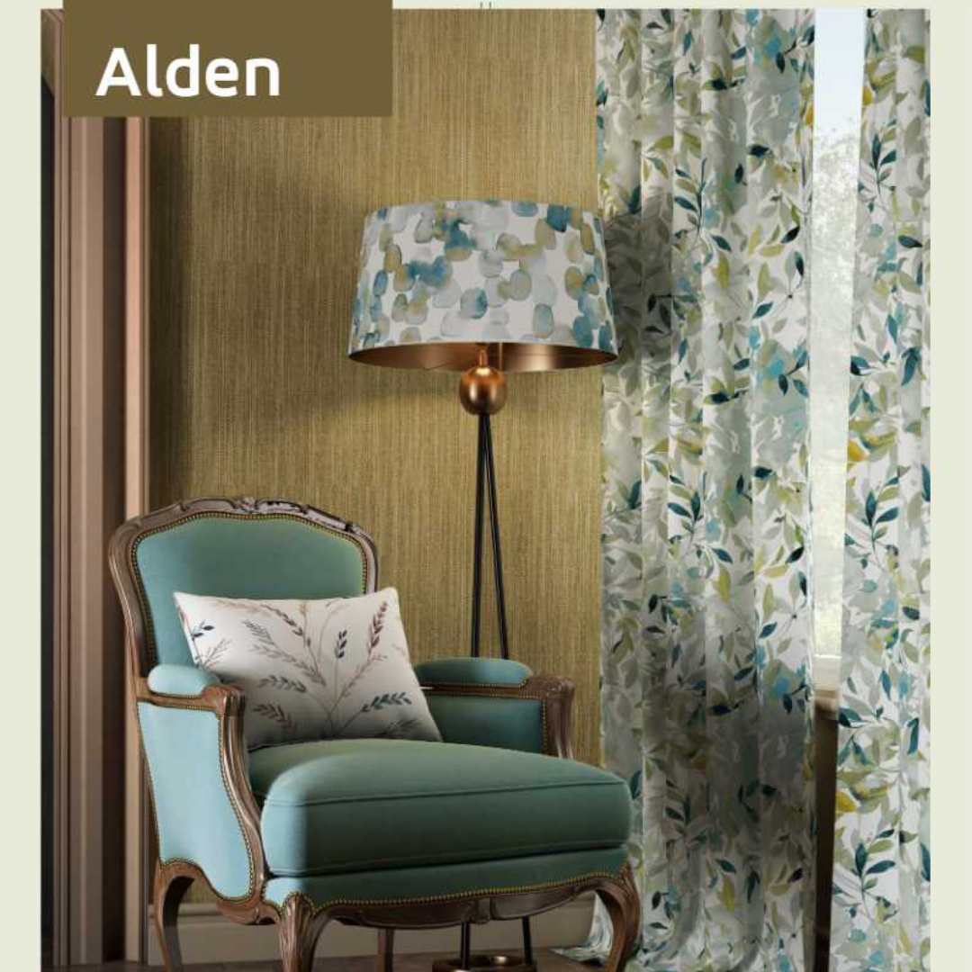 Alden Embroidery Fabric for Stylish Upholstery | Premium Home Décor Material