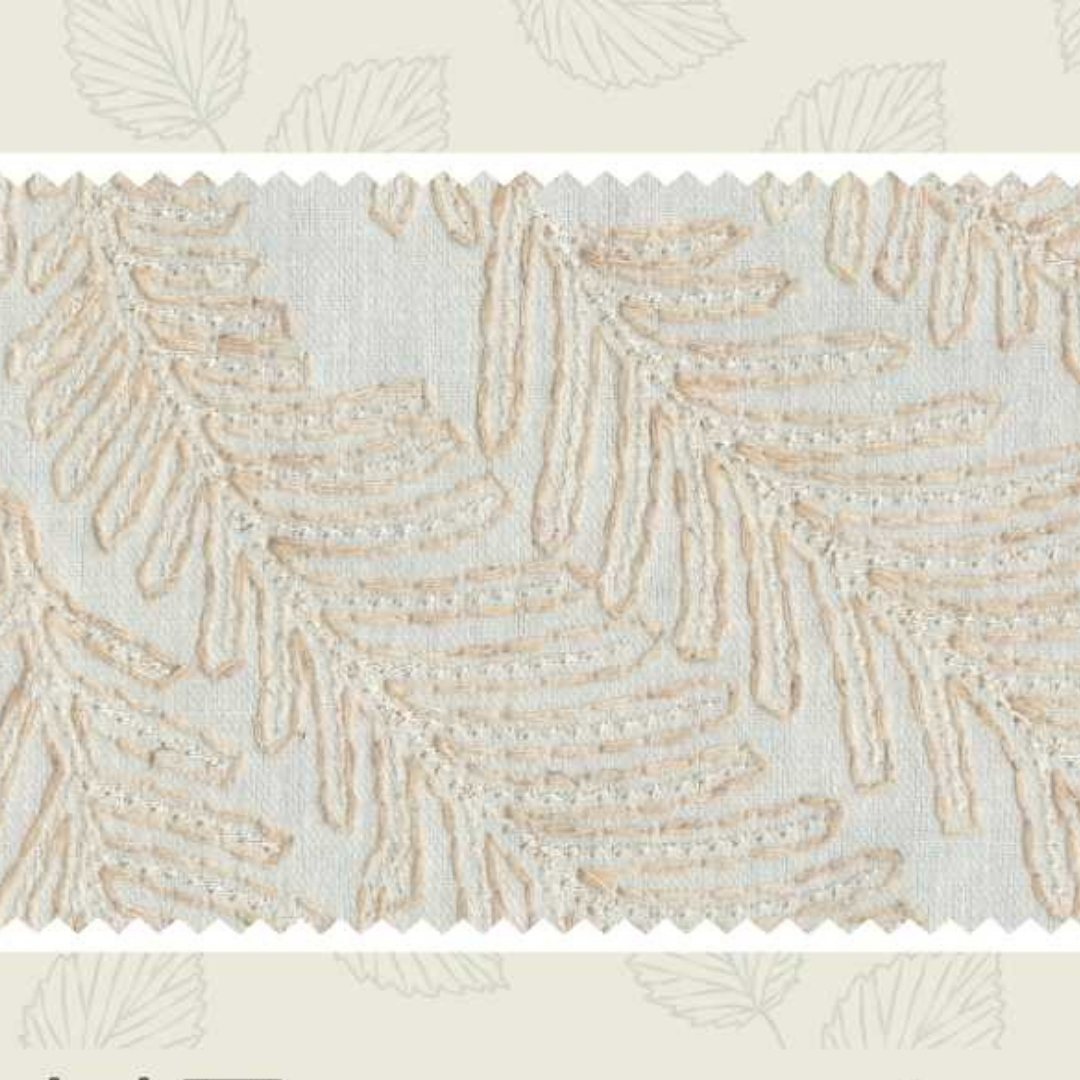 LATICA | NATUR05 Naturalia Embroidery Fabric - Luxe Upholstery