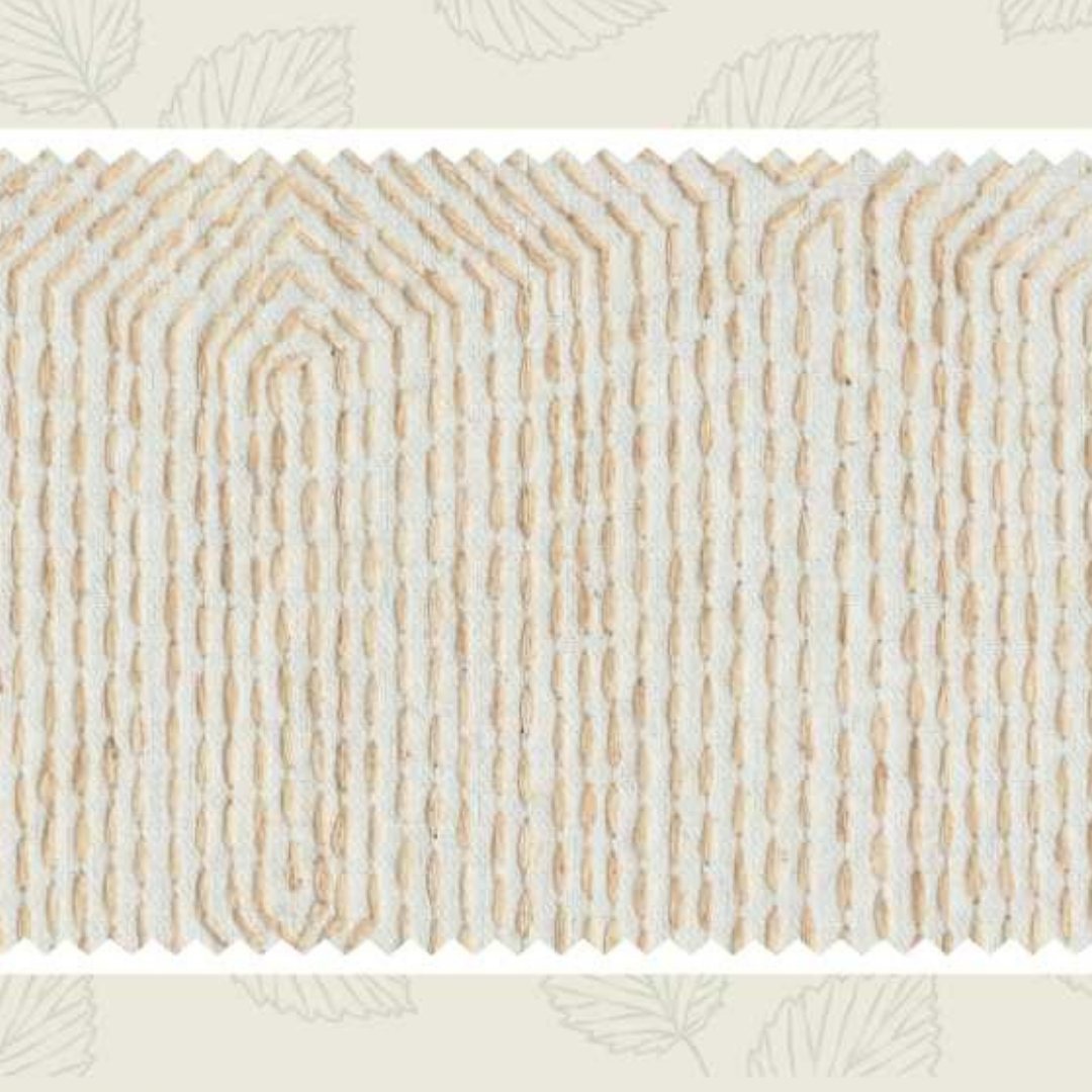 FREESIA | NATUR09 Embroidery Fabric - Elegant Upholstery Choice