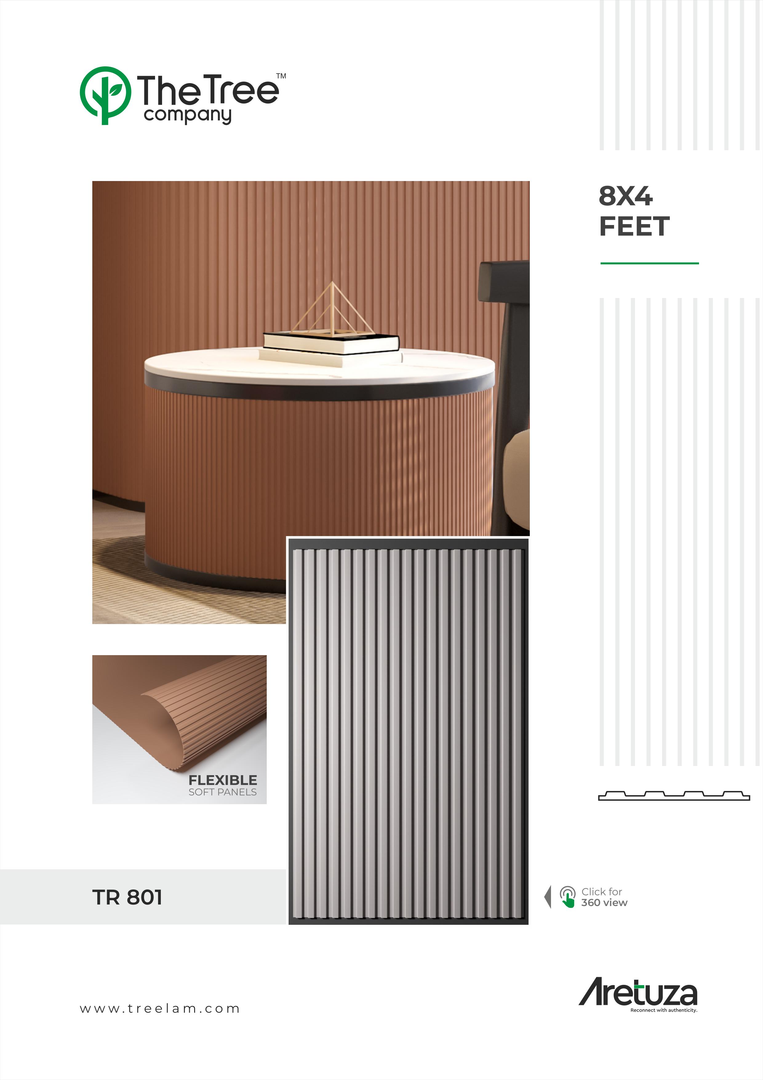 TR 801 Curvature Wall Paneling - Elegant and Durable Solution