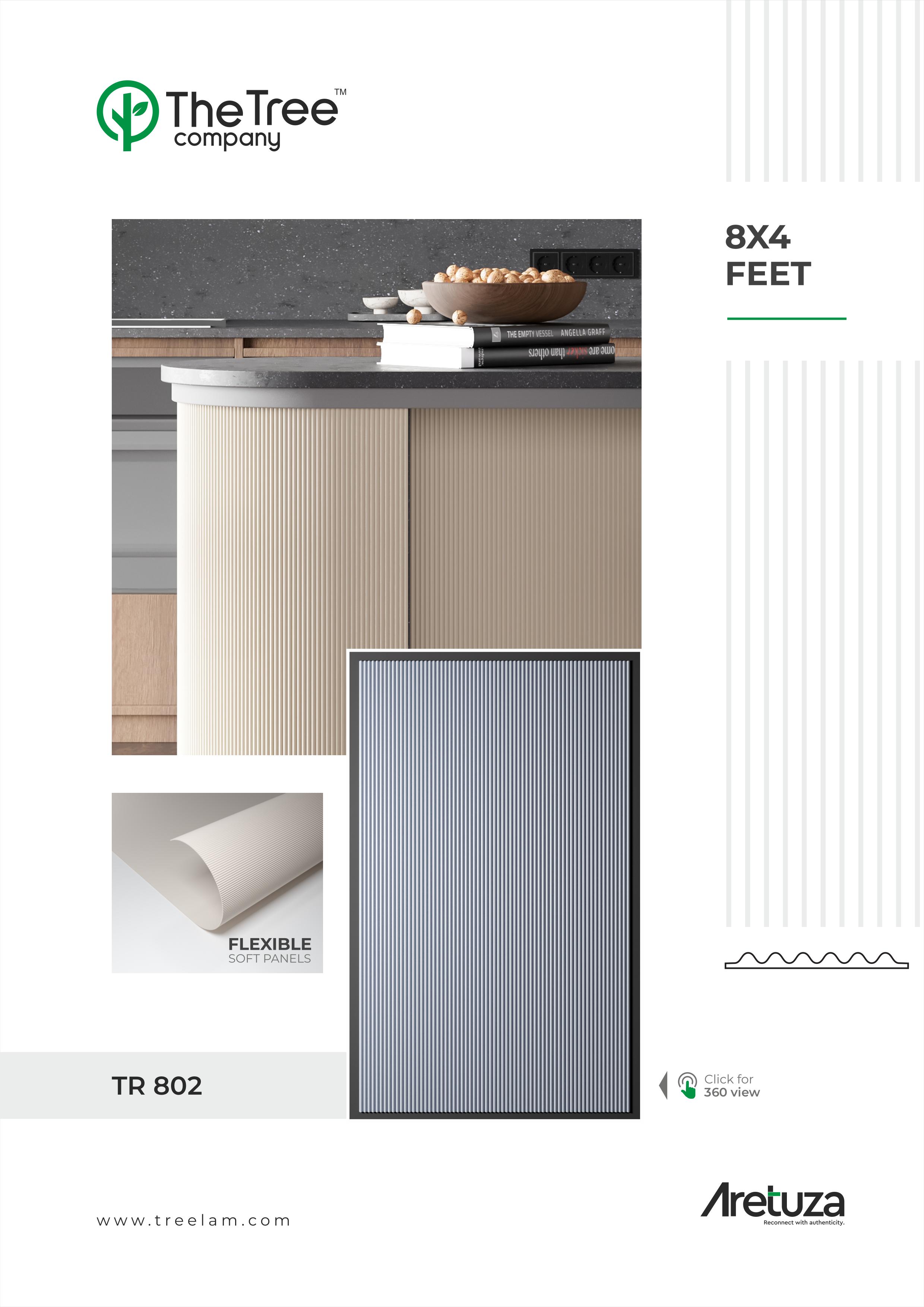 TR 802 Curvature Wall Paneling - Premium Quality Décor Solution
