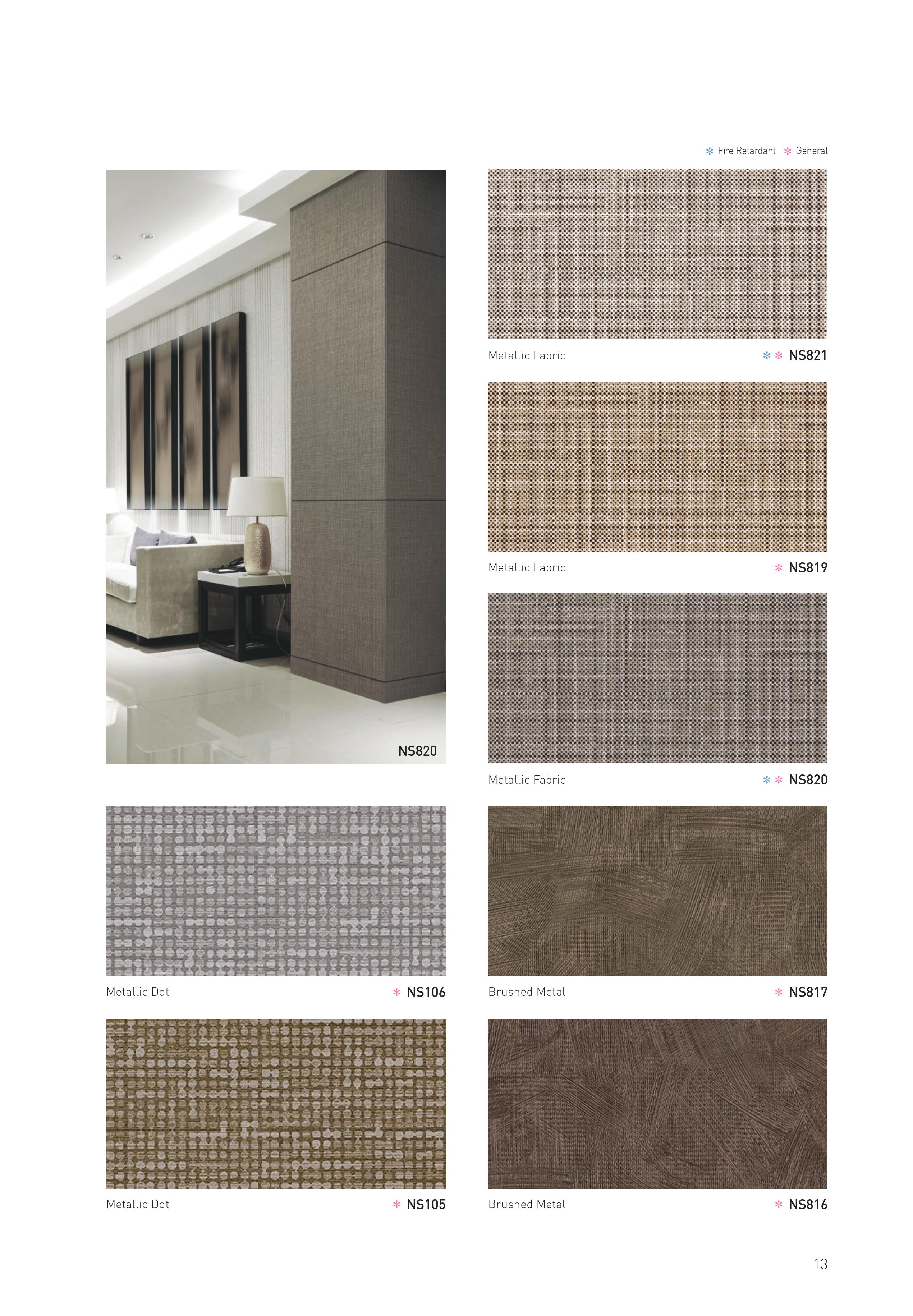 Metallic Fabric Interior Film | Wall Decor Solution