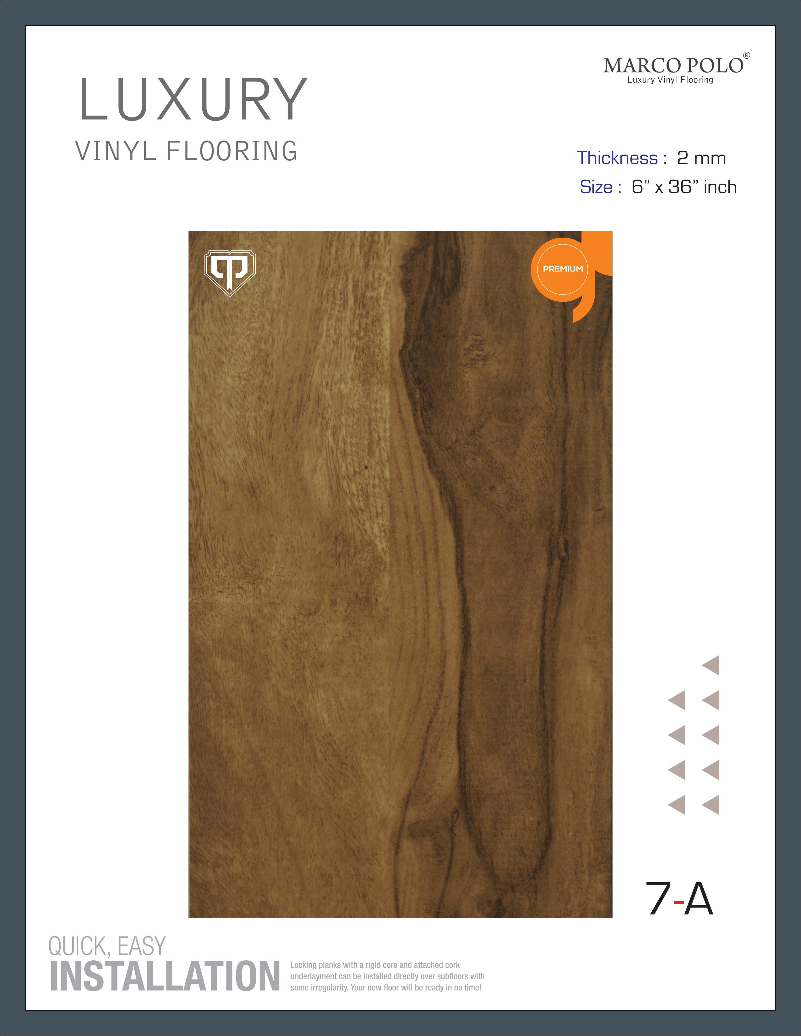 7-A Marcopolo PVC Plank Flooring - Durable & Stylish