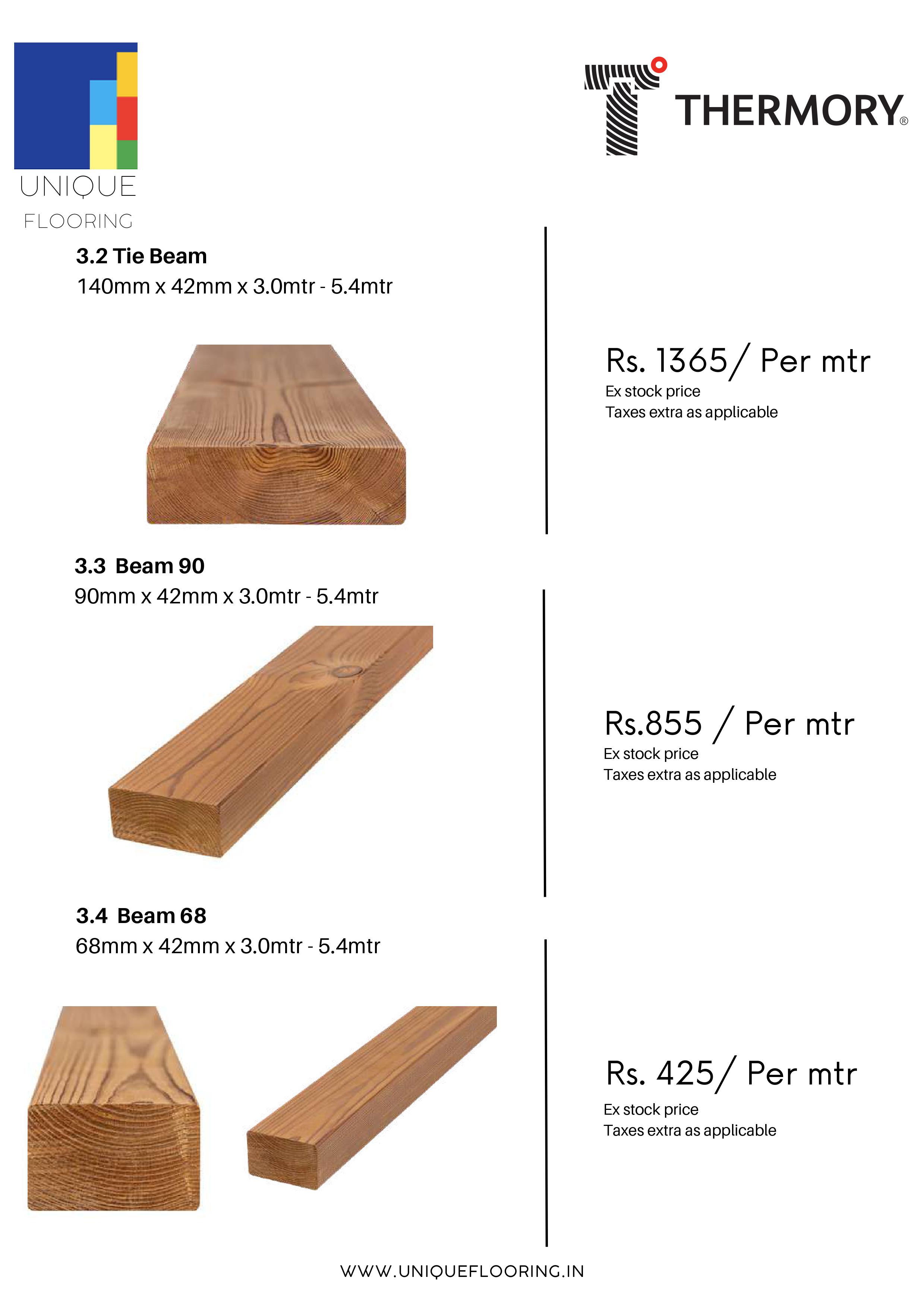 Premium Thermo Pine Architectural & Pergola Elements