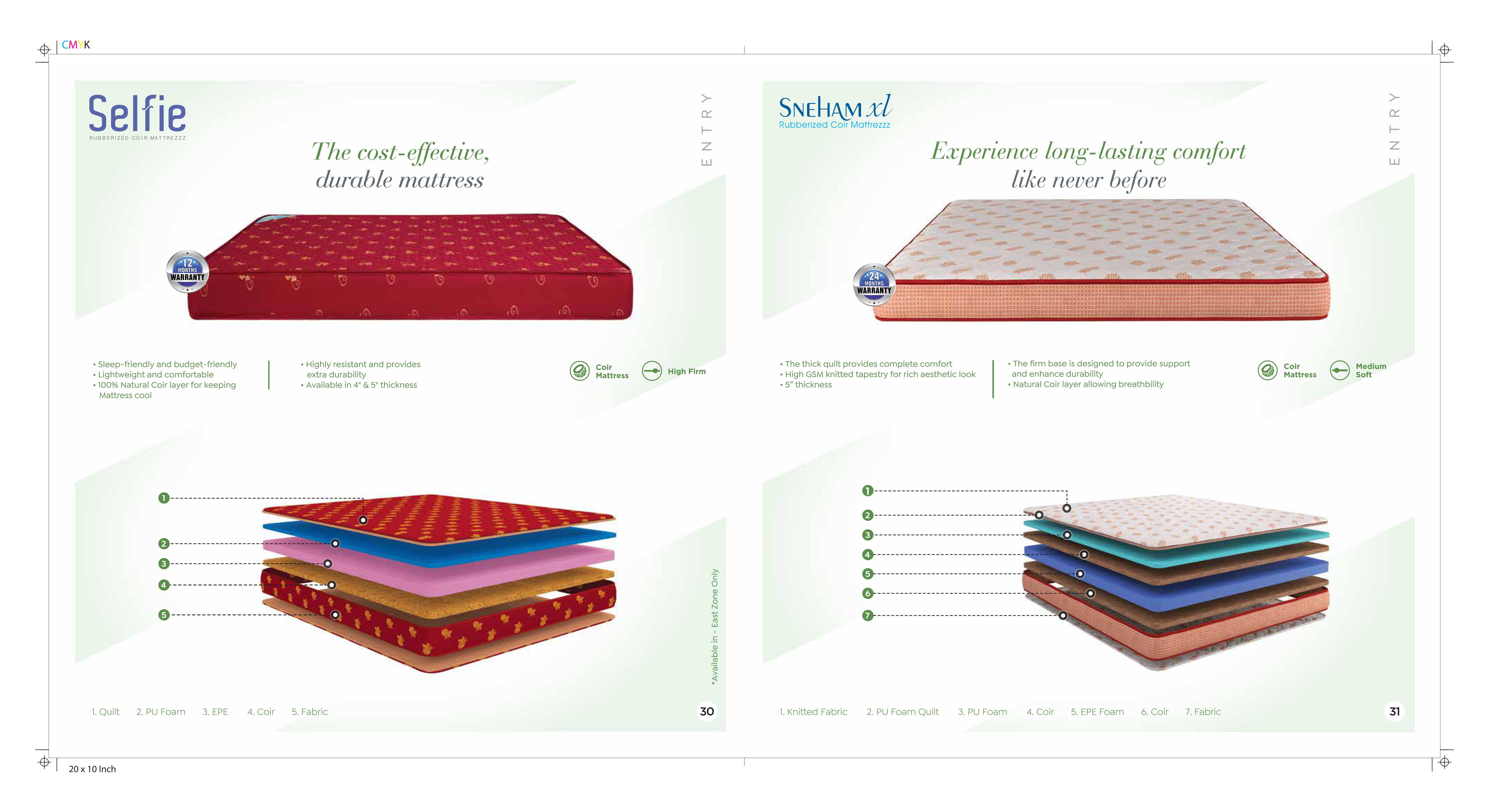 Selfie Nilkamal Sleep Mattress - Superior Comfort & Support