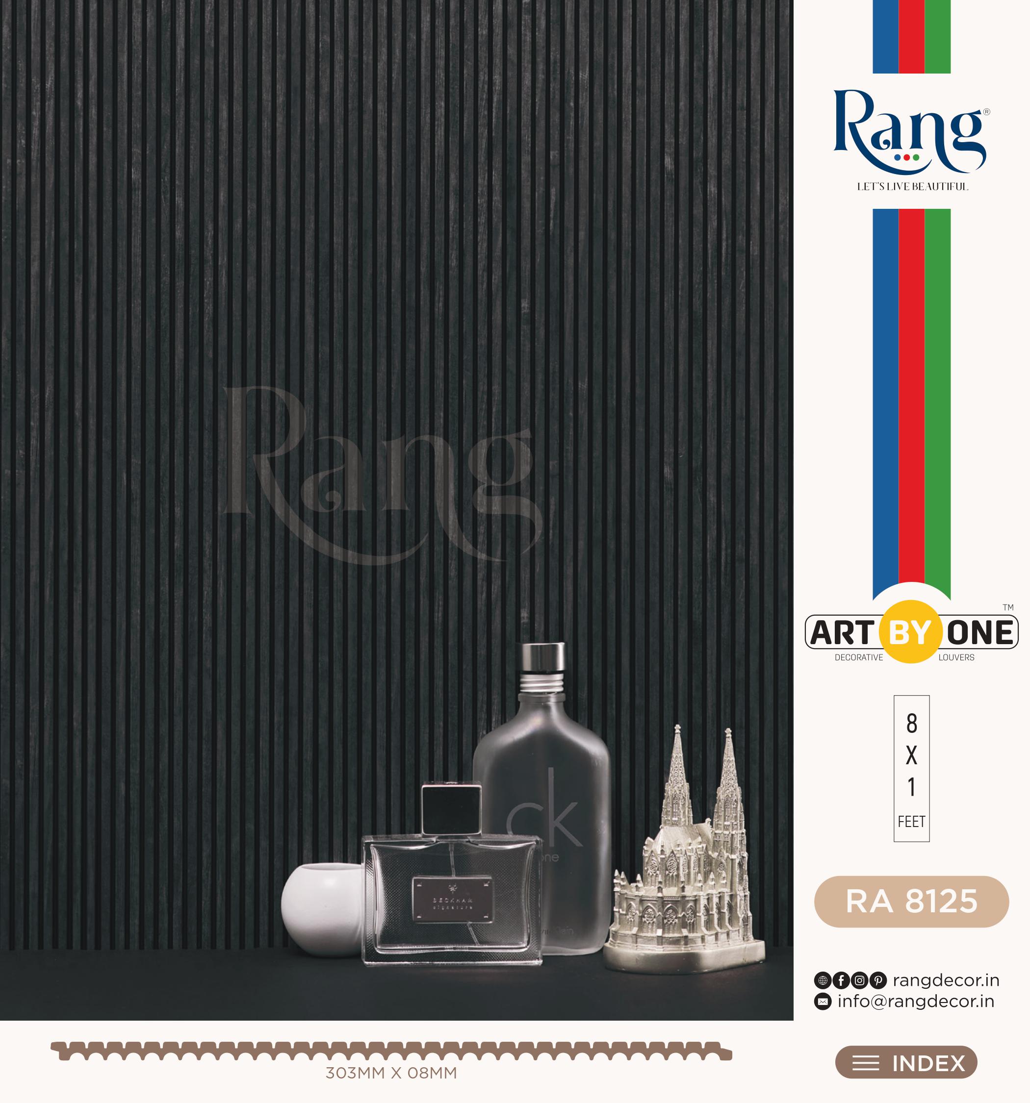 RA 8125 Charcoal Wall Panelling - Stylish and Durable