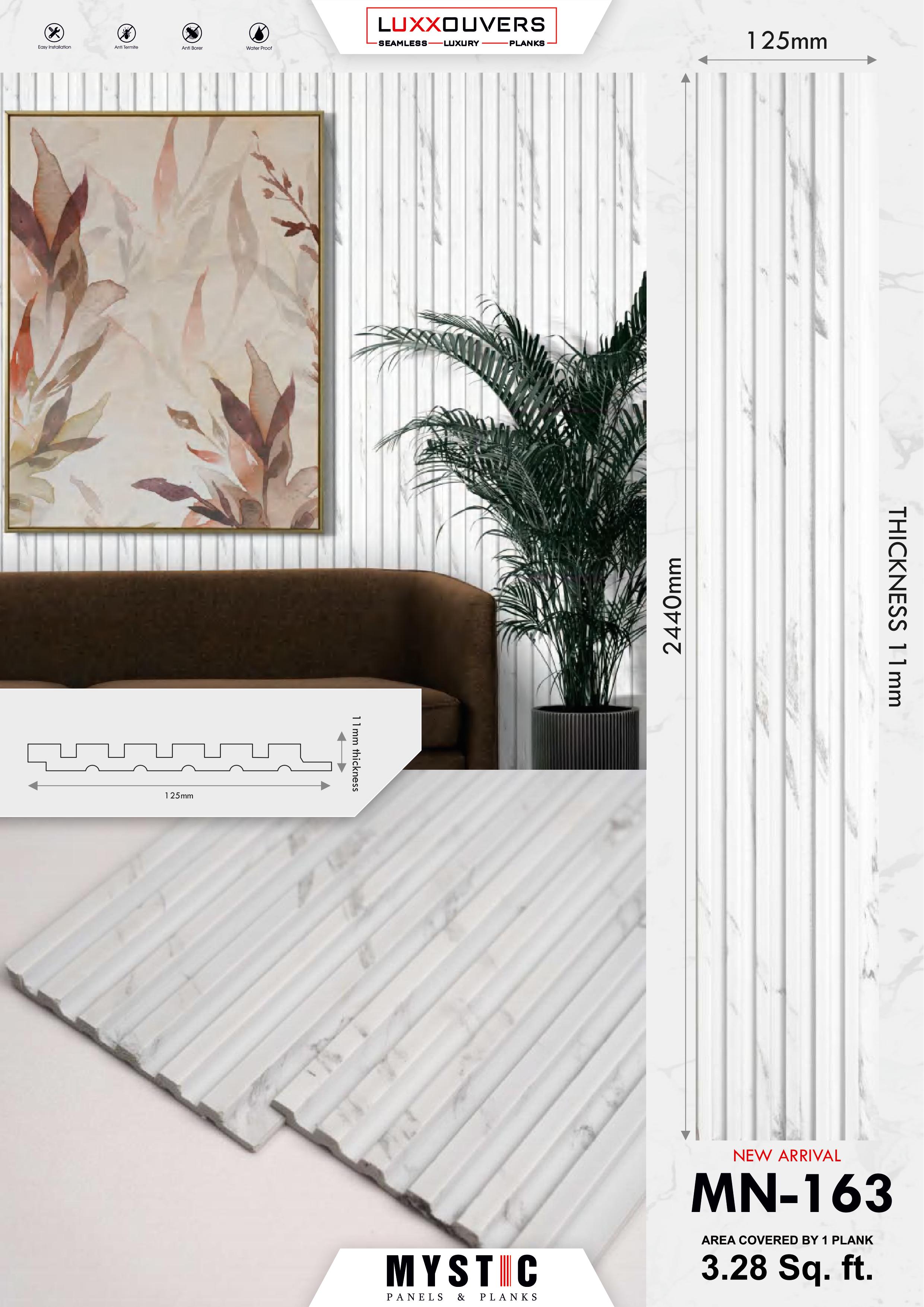 MN-151 Wall Panelling Tuscany Charcoal | Stylish Wall Panels