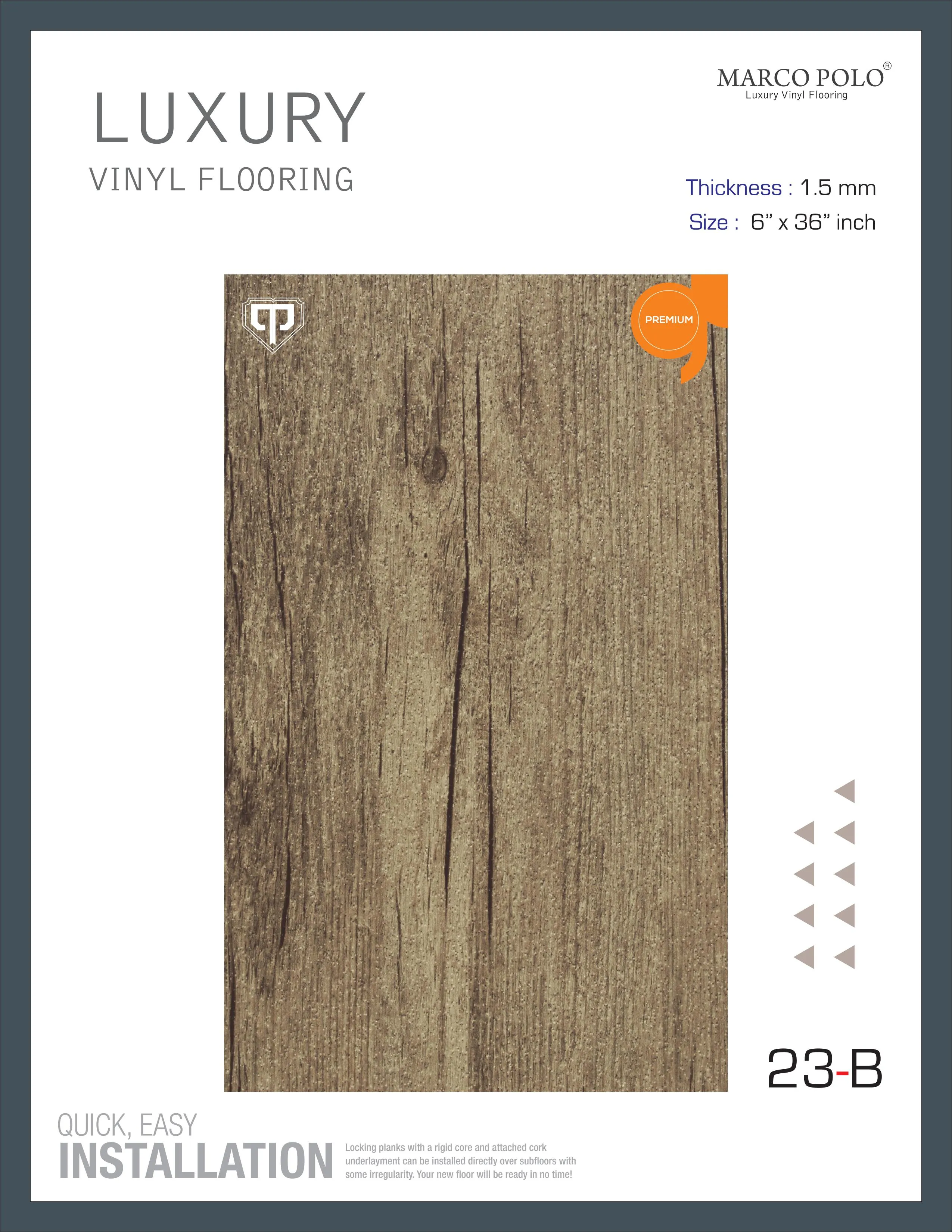 23-B Marcopolo PVC Plank Flooring - Durable & Stylish