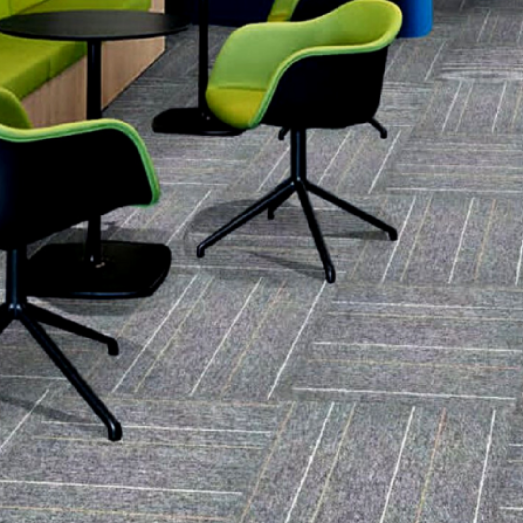 FO 22 Grey Carpet Tile - 50x50cm, Level Loop Pile