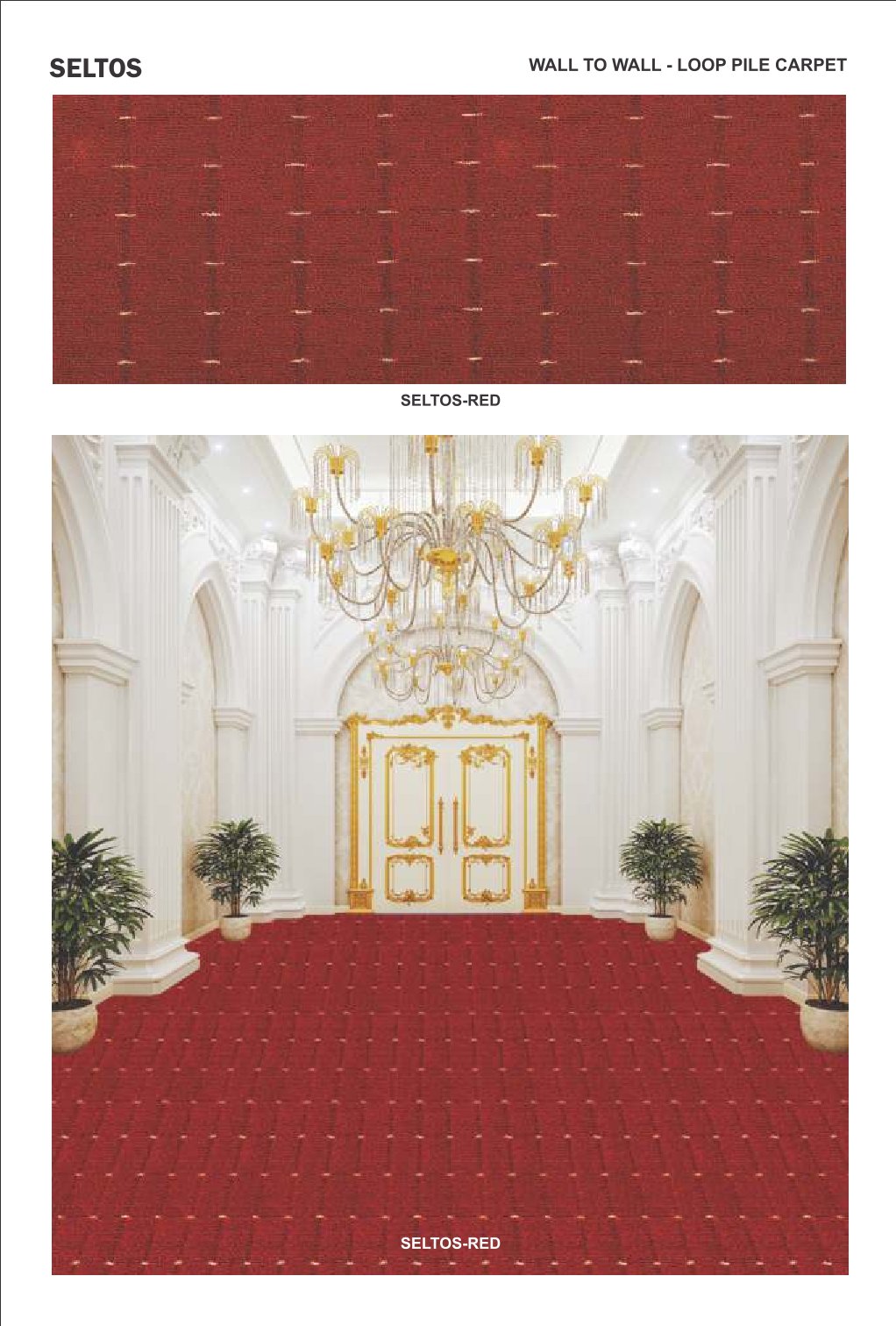Seltos Red Carpet Tile for Cars | Durable & Stylish