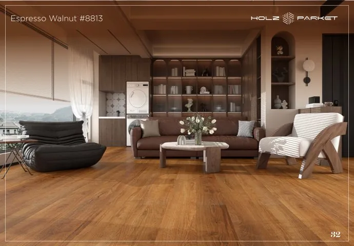 Espresso Walnut #8813 - Hybrid Laminate Flooring