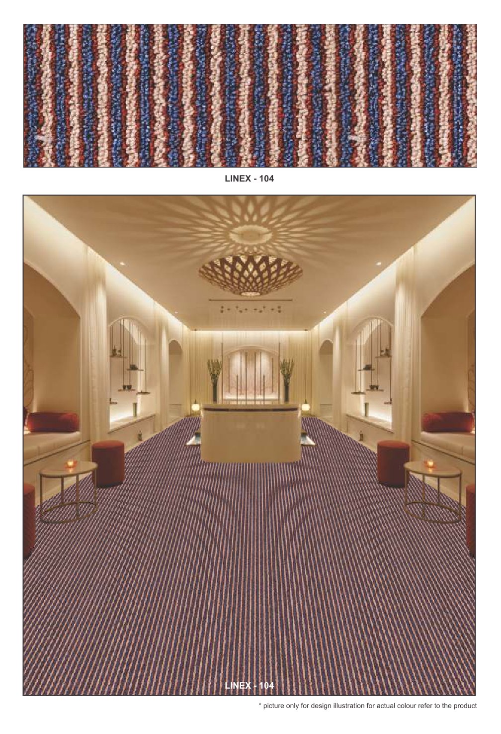Linex Carpet Tile 104 - Durable & Stylish Flooring Solution