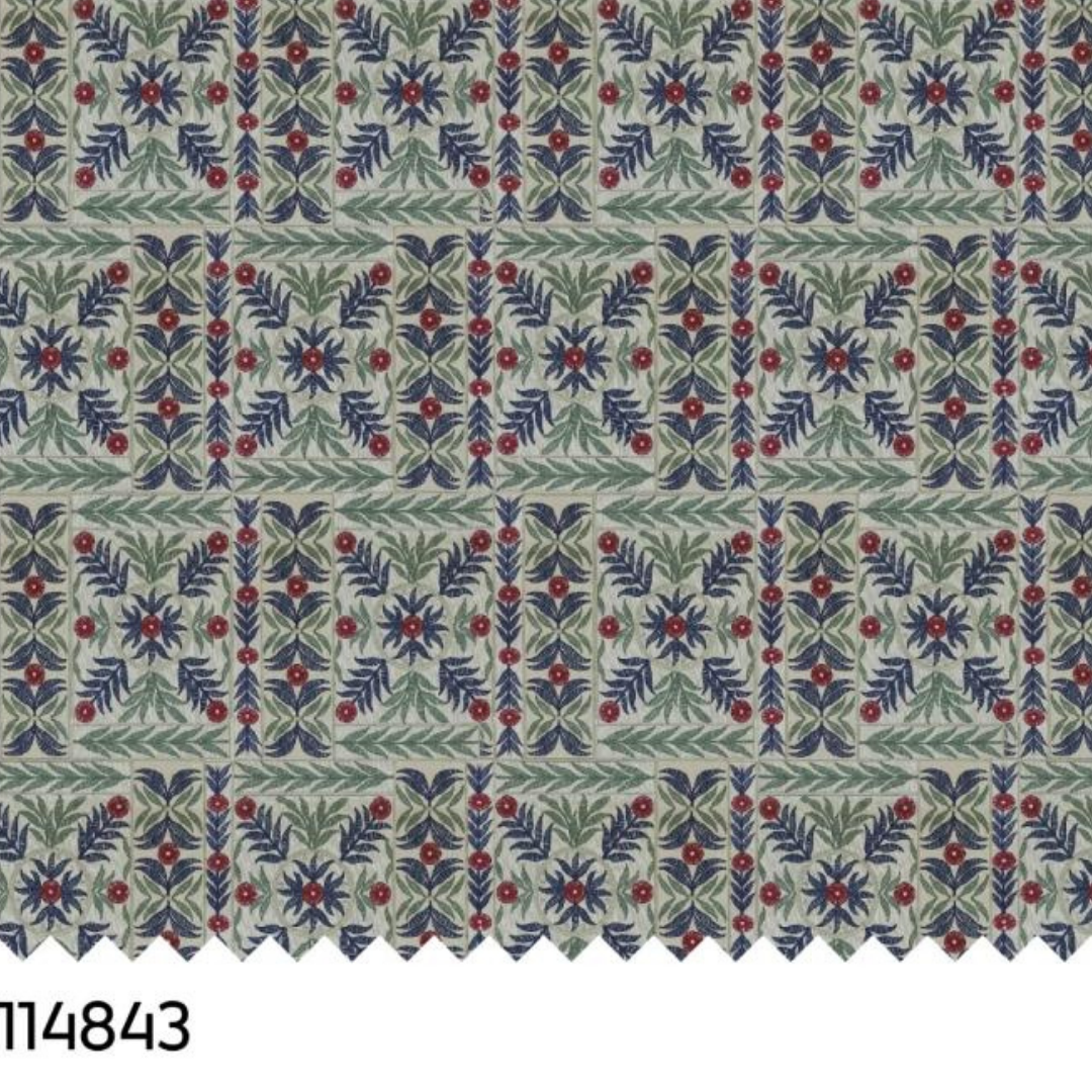 Paroma 02 Pure Cotton Upholstery Fabric - Premium Quality