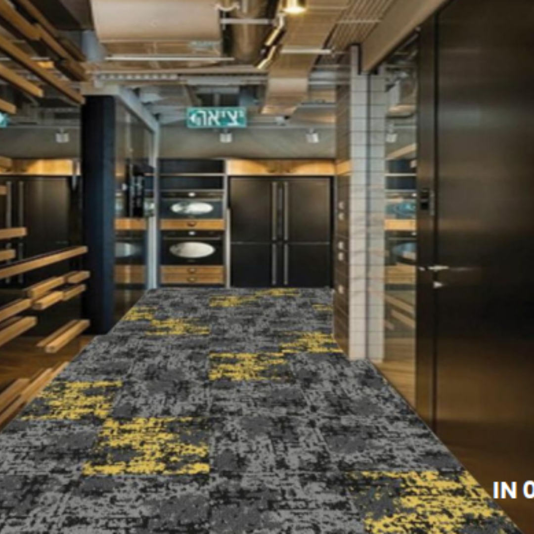 High-Density Colorpoint Carpet Tile | Camifin PP | PVC Plus Fibre Glass