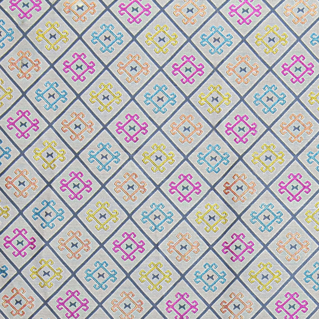 Etienne Riviera Yellow Flame Curtain Fabric – Elegant Design