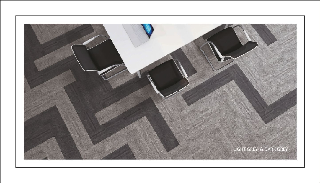 Light Grey Excel Cloud Carpet Tile - Durable & Stylish