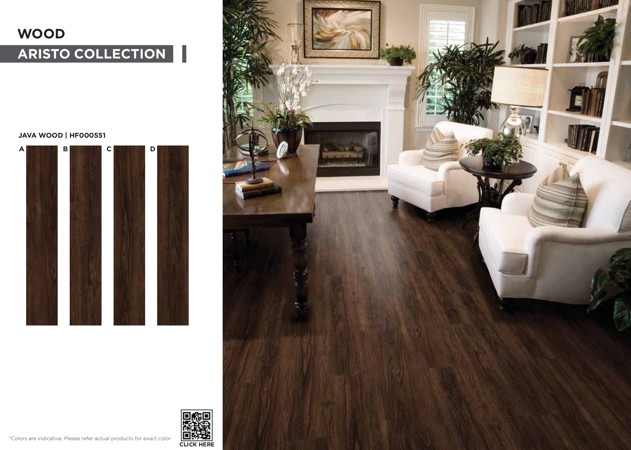 Aristo JAVA WOOD SPC Planks PVC Flooring