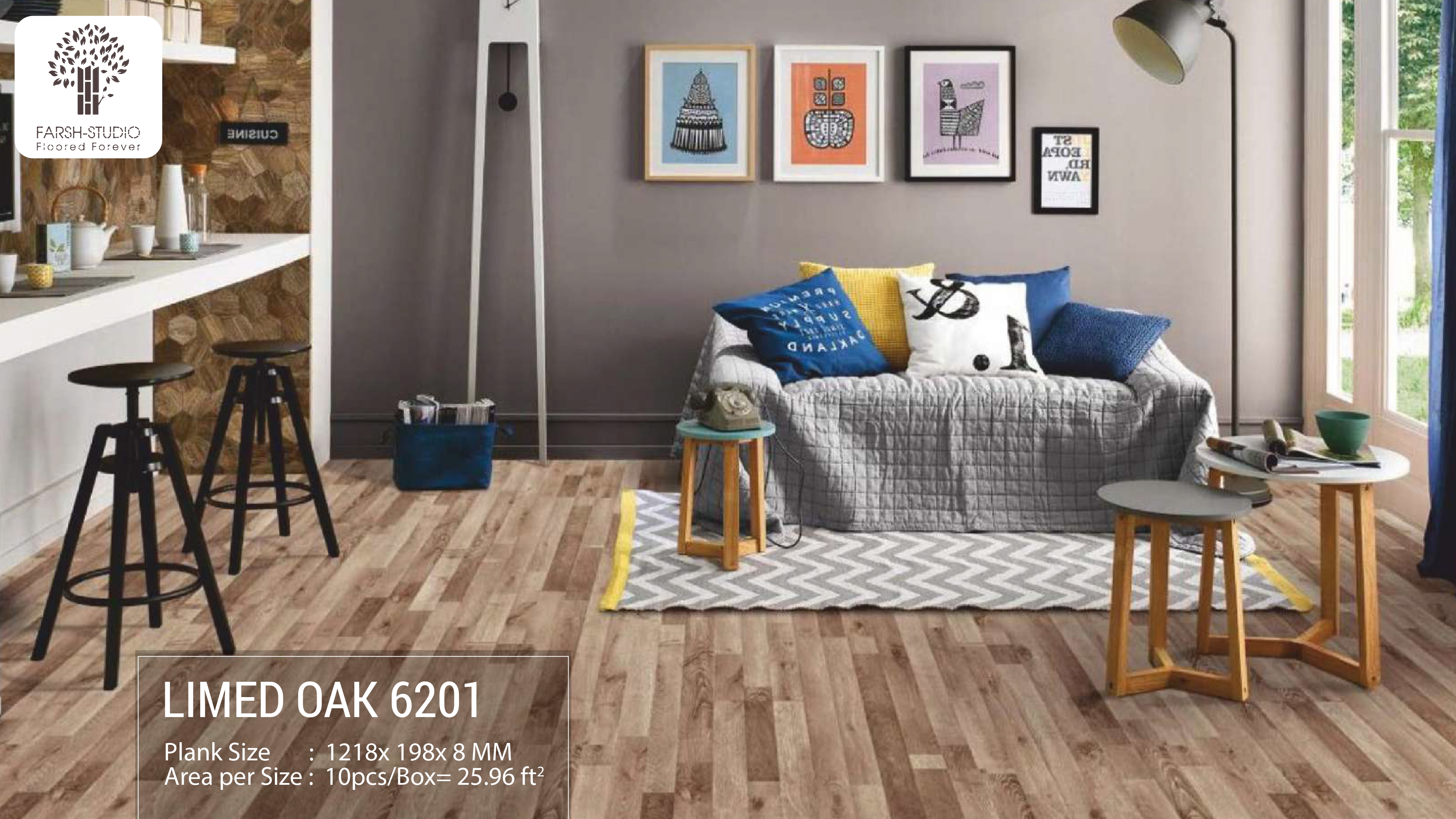 FARSH LIMED OAK 6201 Wooden Flooring - Elegant and Durable