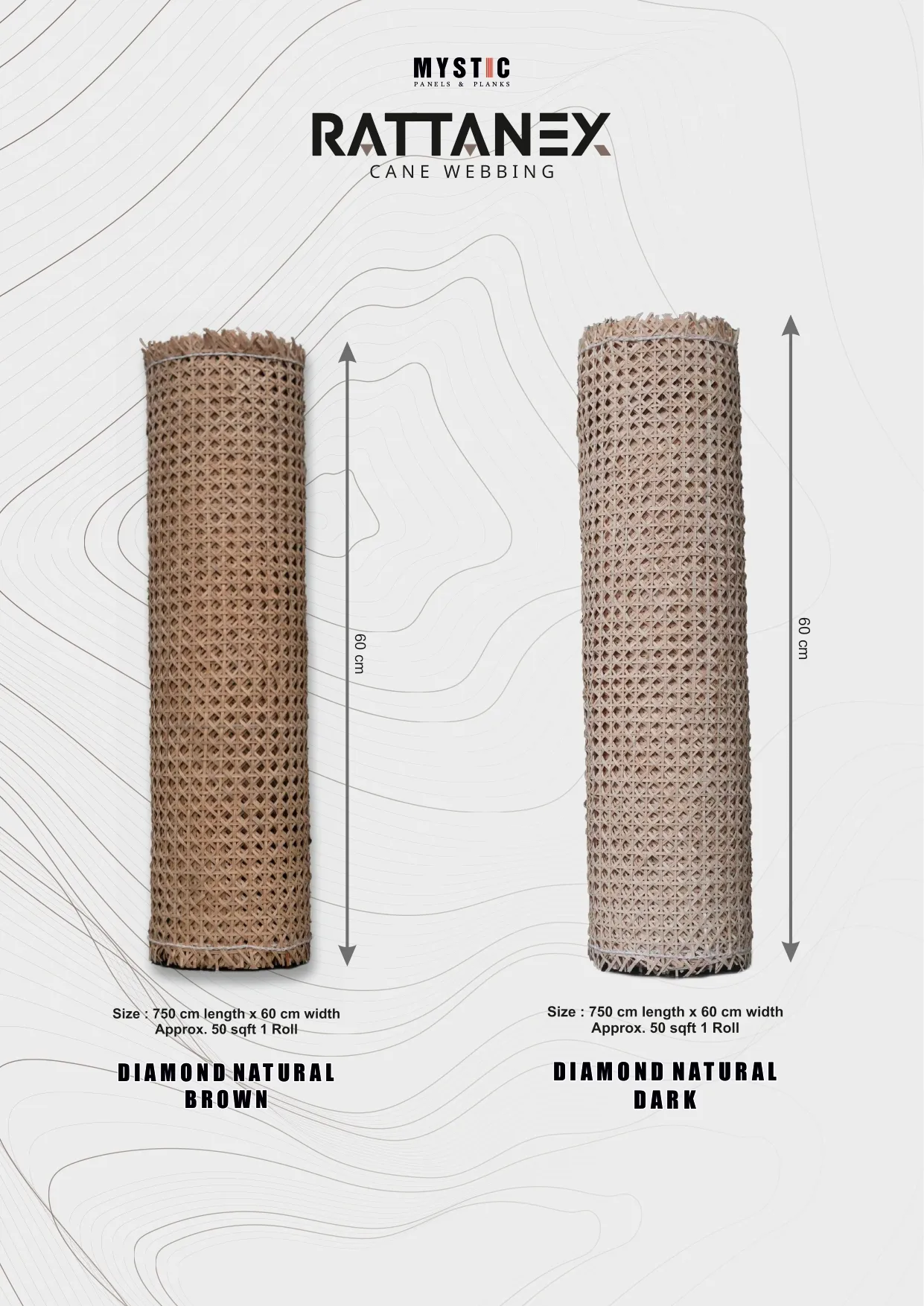 Handcrafted Rattan Cane Wall Paneling - Rustic Home Decor