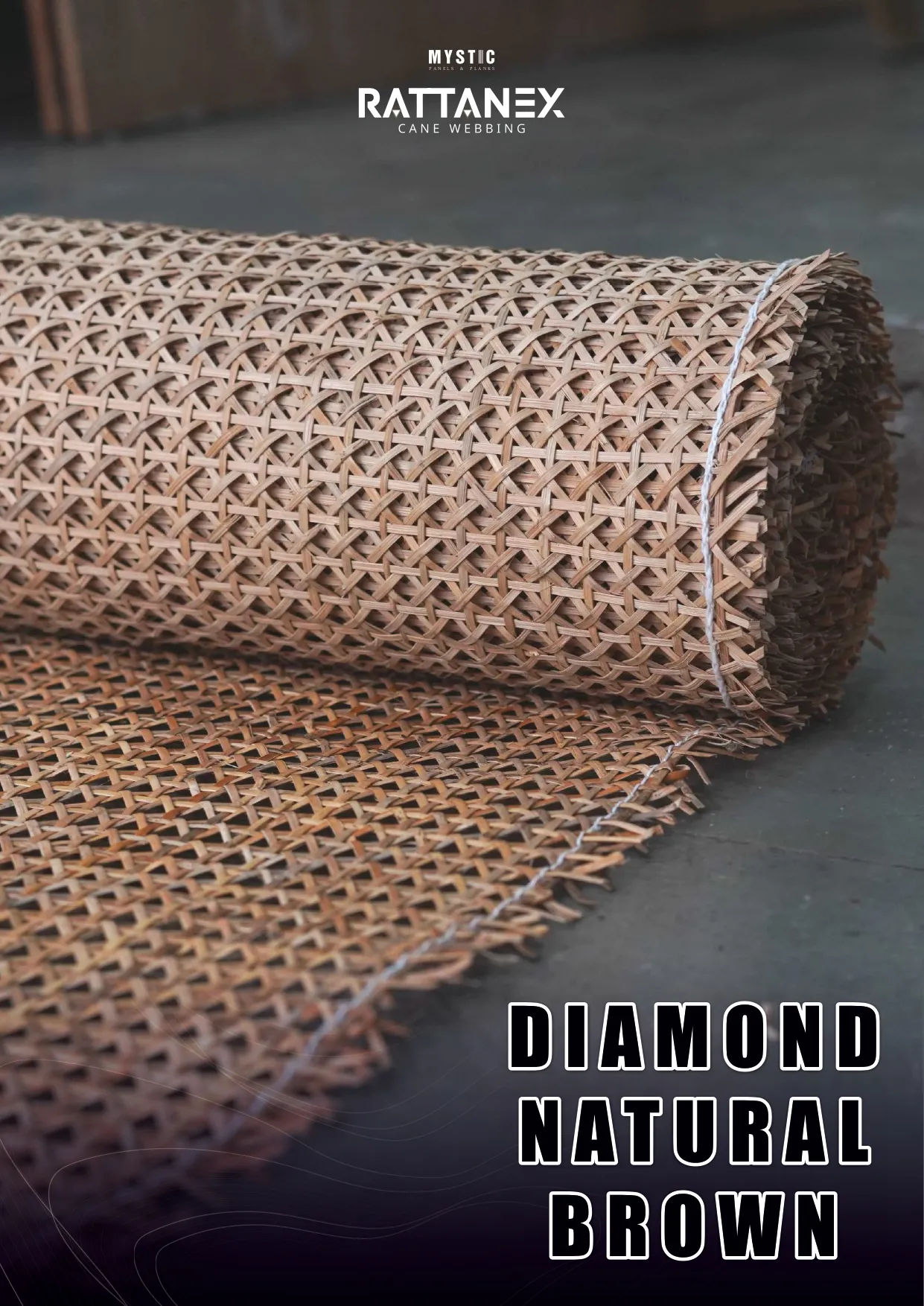 Elegant 6 Rattan Cane Wall Paneling for Stylish Home Decor