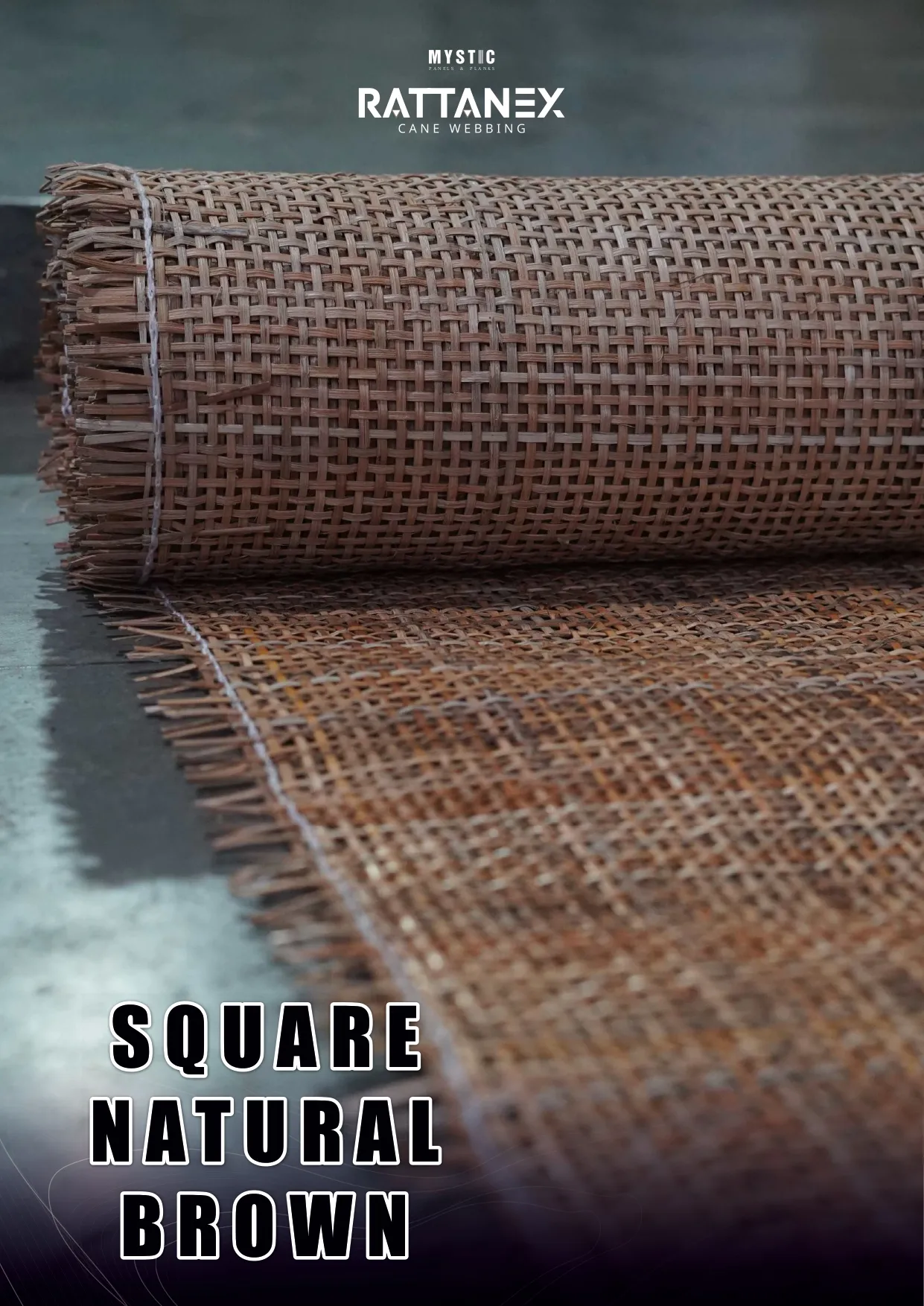 Rustic Rattan Cane Wall Paneling - Natural Home Déco
