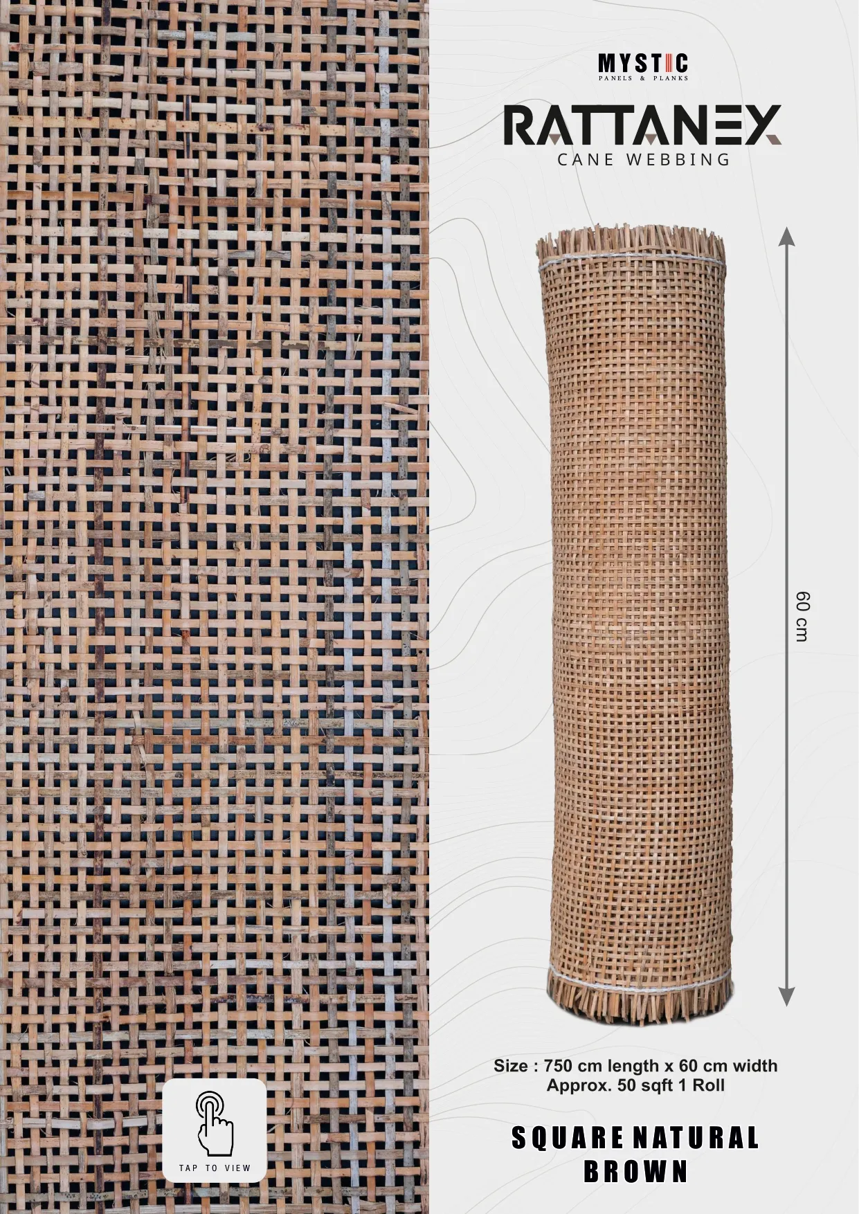 Premium Rattan Cane Wall Paneling - Elegant Home Decor