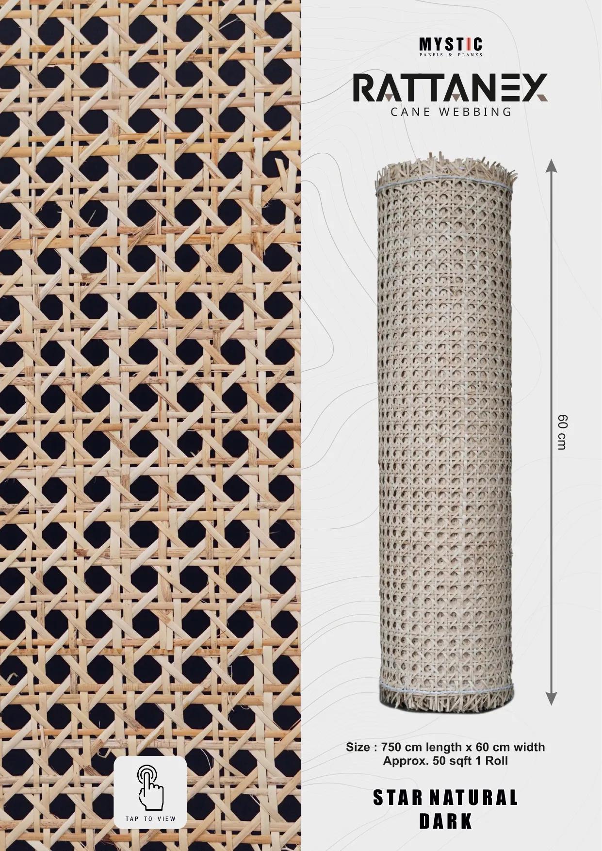 23 Rattan Cane Wall Paneling - Premium Quality Handcrafted Design"